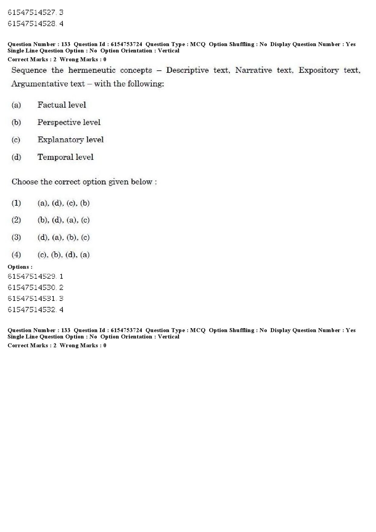 UGC NET Folk Literature Question Paper December 2019 121