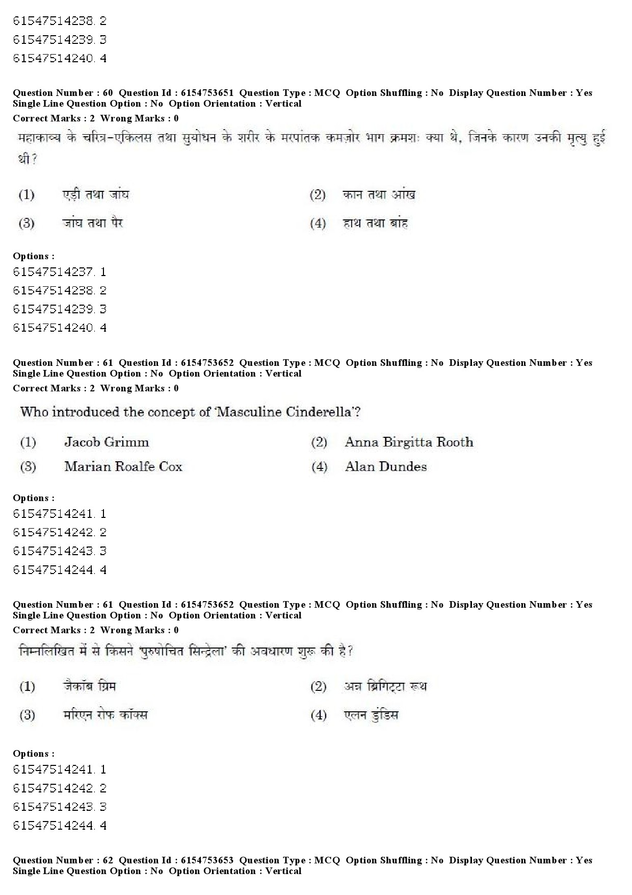 UGC NET Folk Literature Question Paper December 2019 49