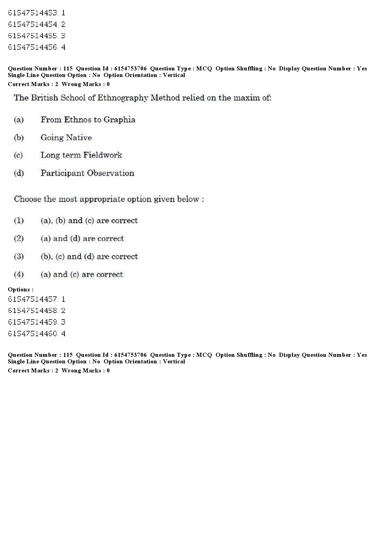 UGC NET Folk Literature Question Paper December 2019 99