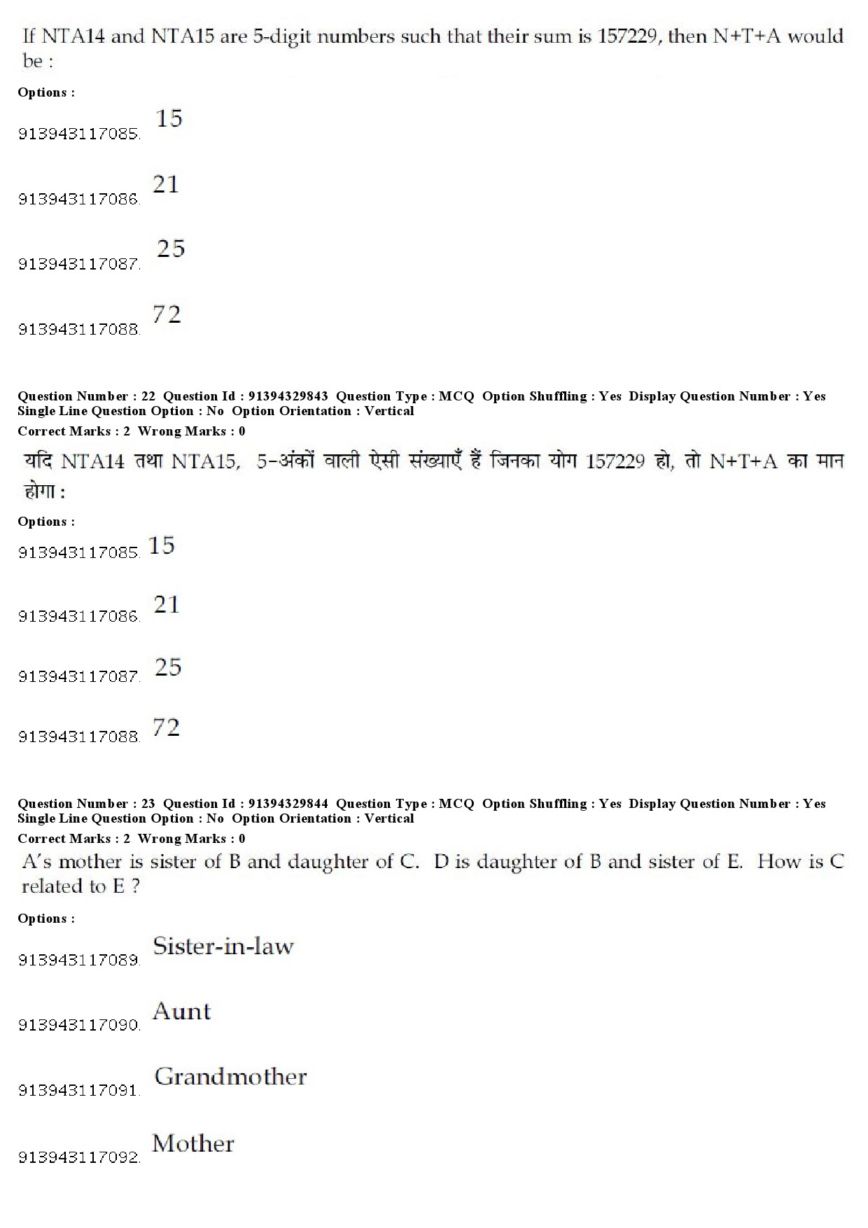 UGC NET Forensic Science Question Paper December 2018 22