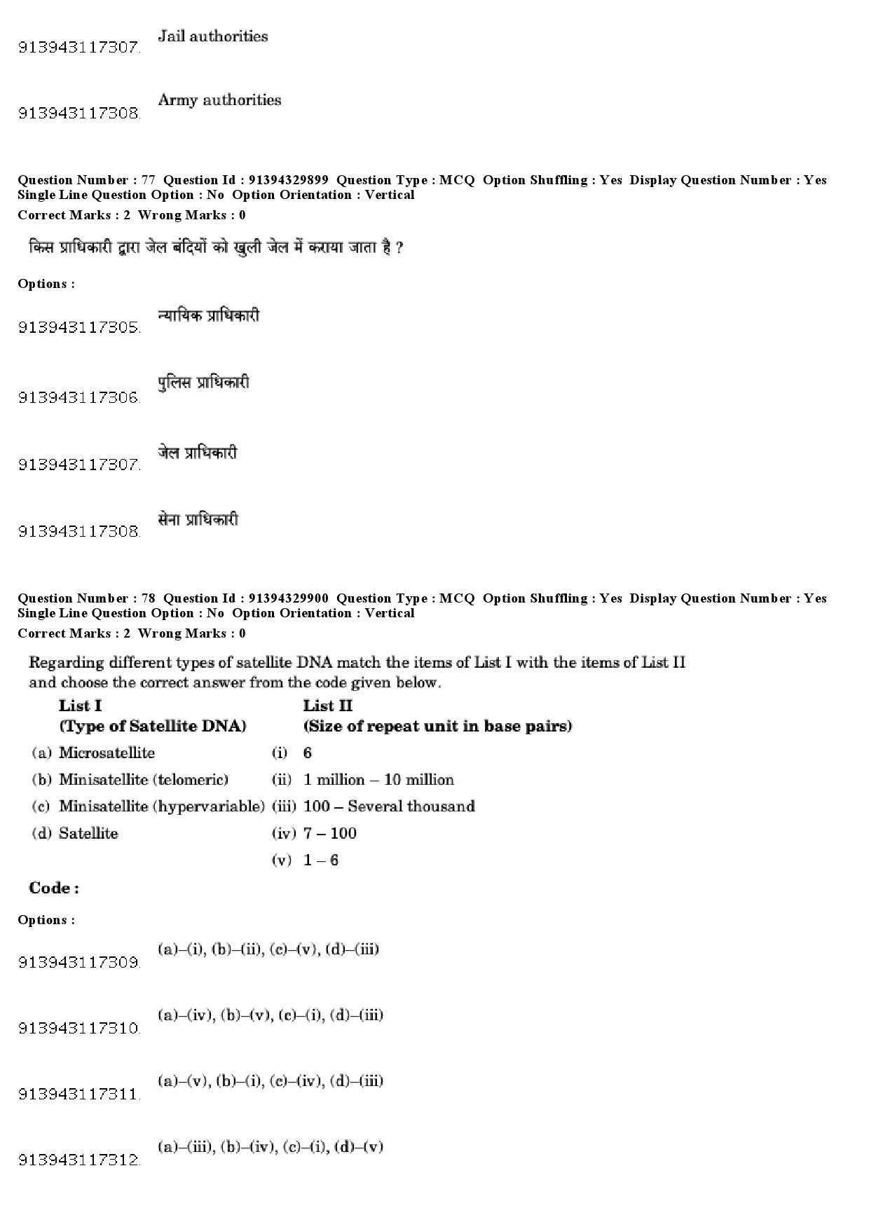 UGC NET Forensic Science Question Paper December 2018 68