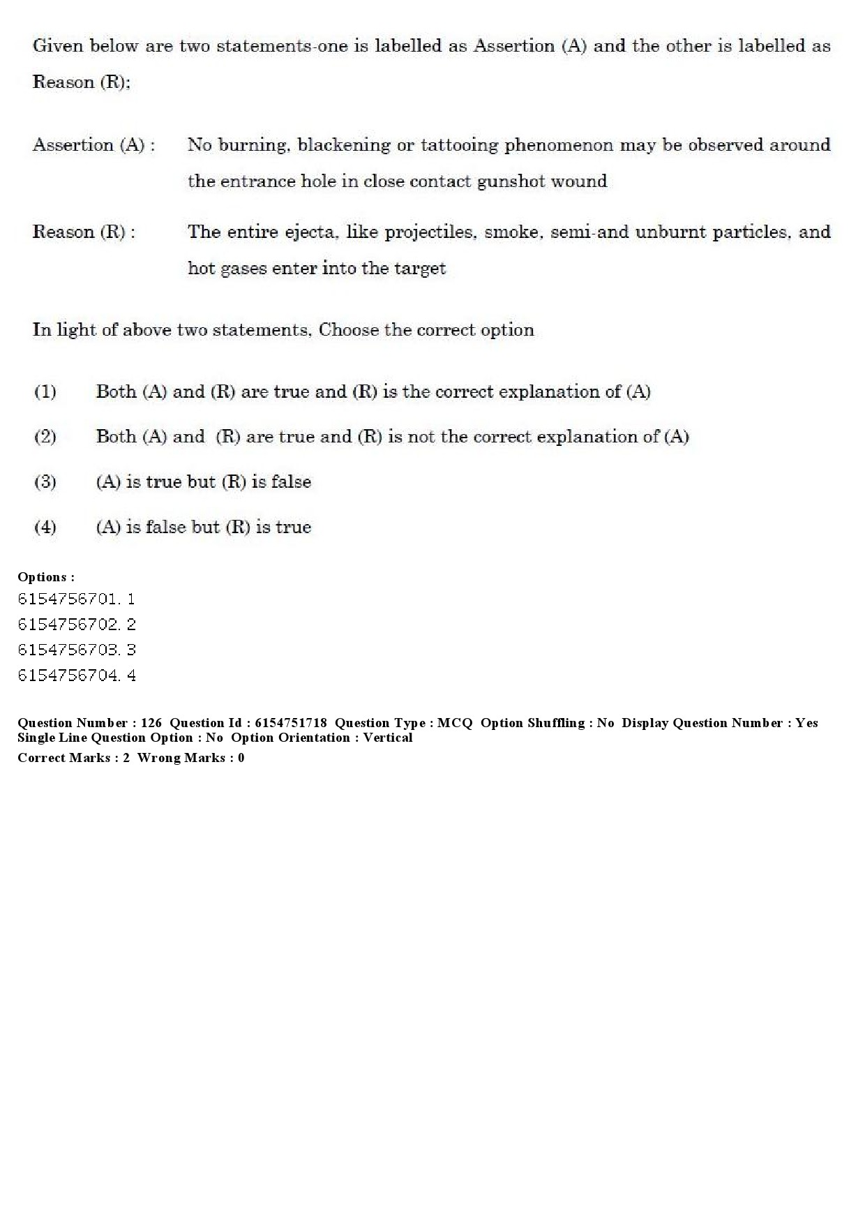 UGC NET Forensic Science Question Paper December 2019 106