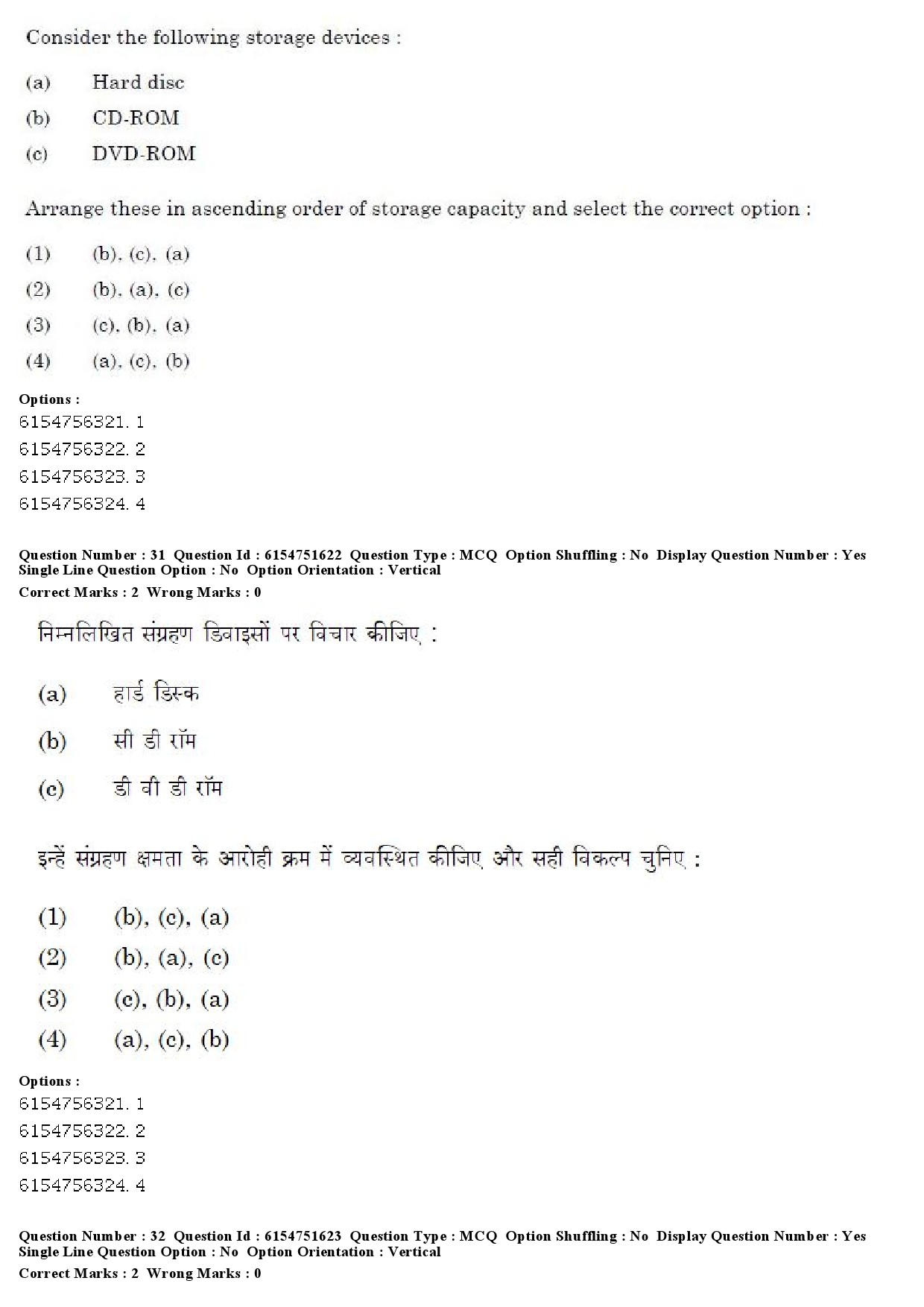 UGC NET Forensic Science Question Paper December 2019 27