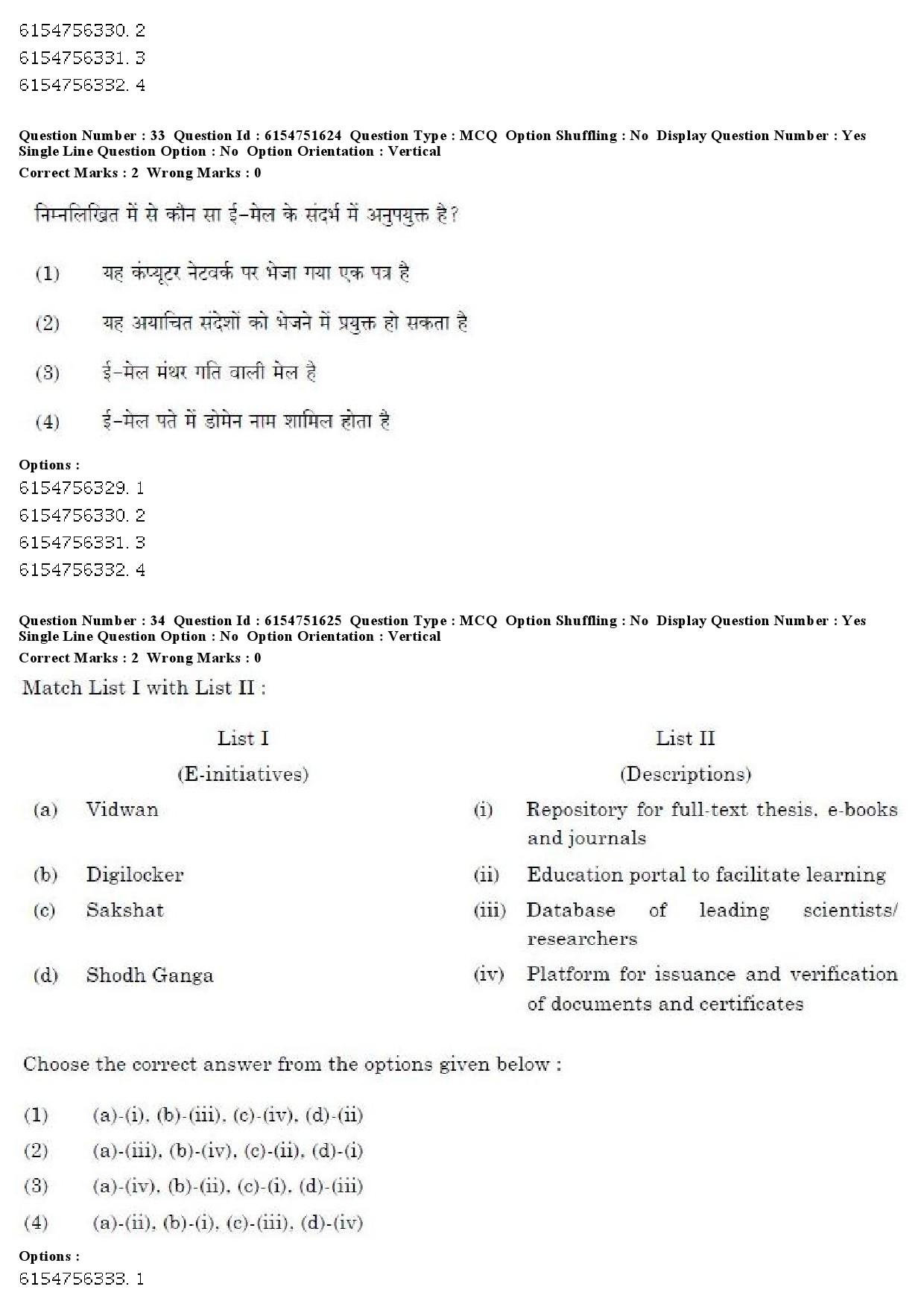 UGC NET Forensic Science Question Paper December 2019 29