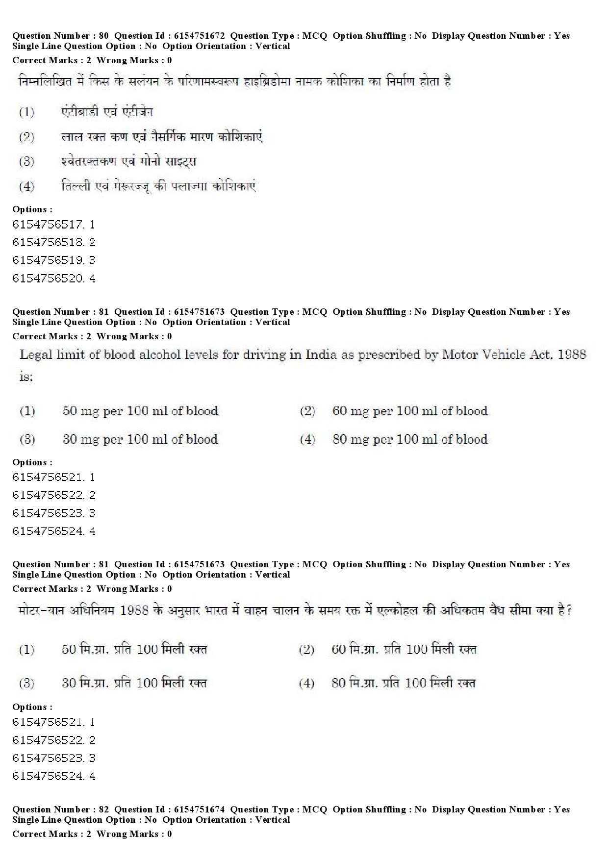 UGC NET Forensic Science Question Paper December 2019 63