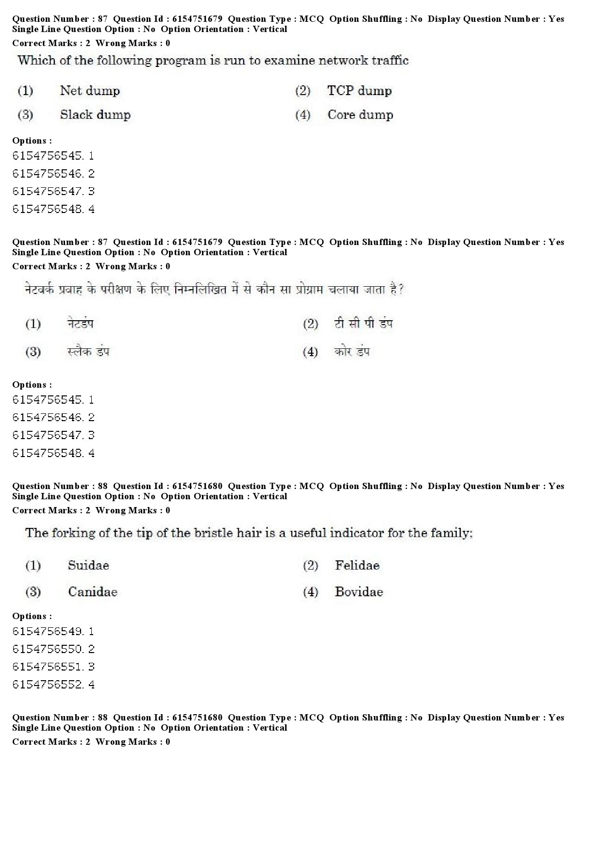 UGC NET Forensic Science Question Paper December 2019 67