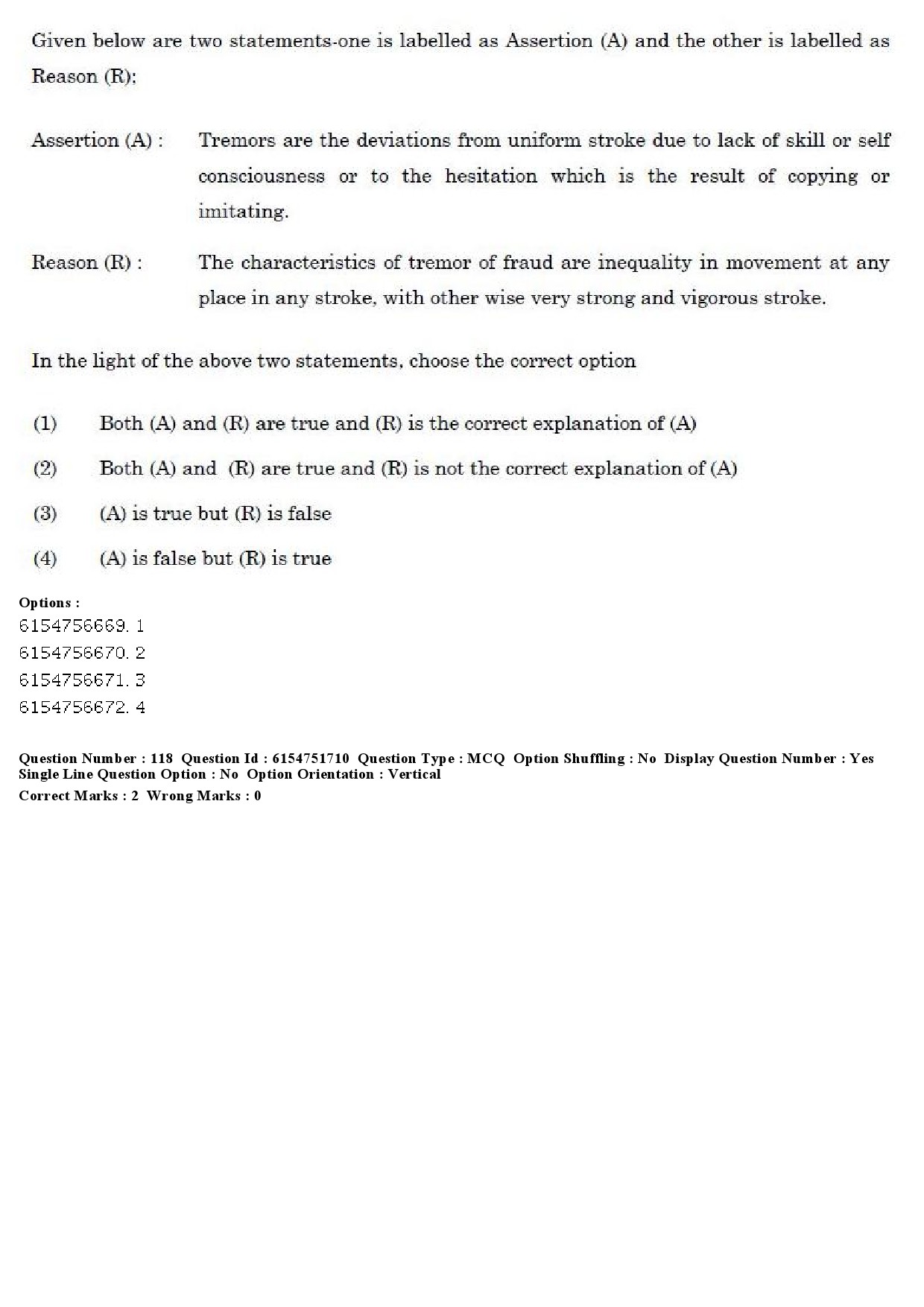 UGC NET Forensic Science Question Paper December 2019 93