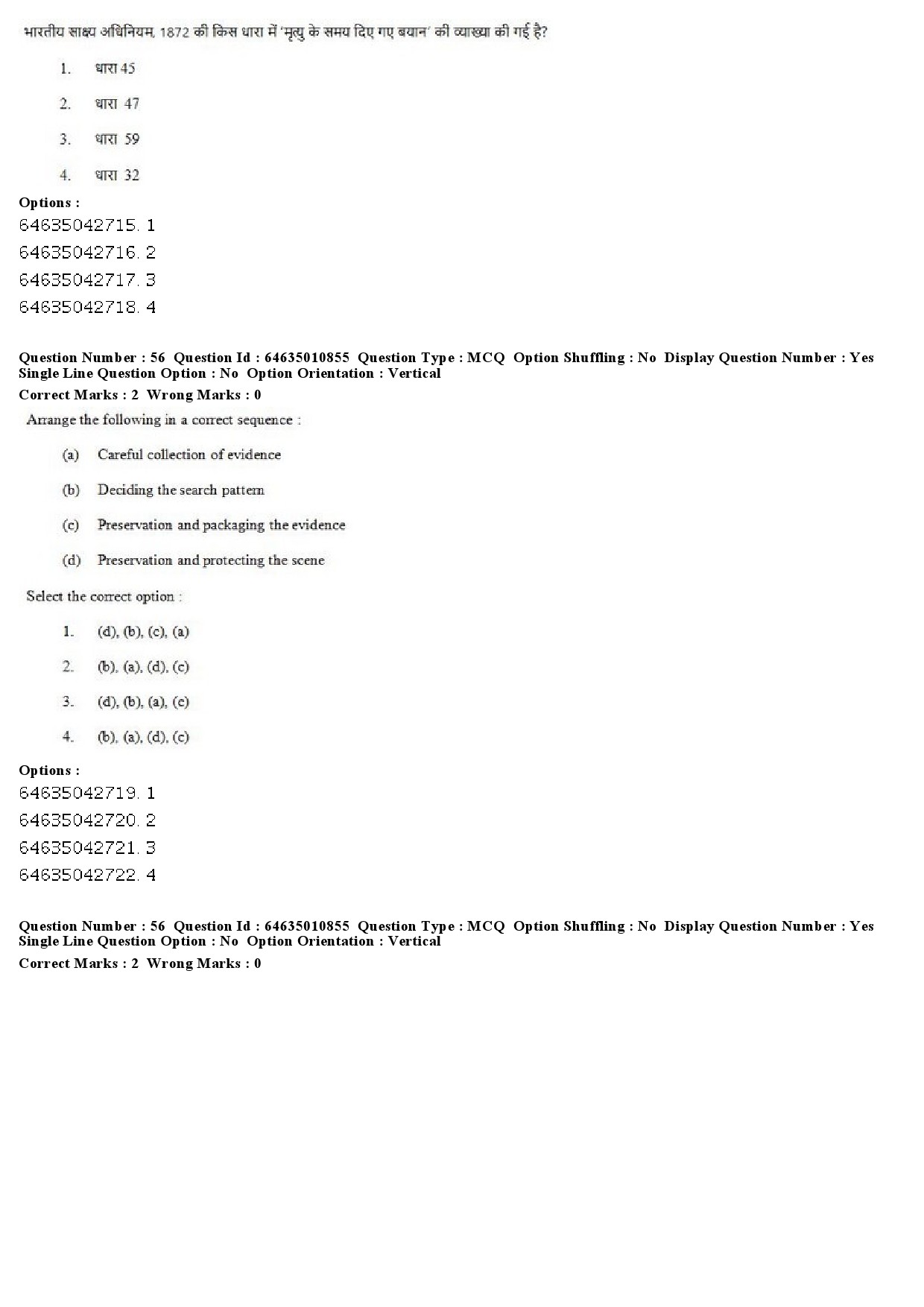 UGC NET Forensic Science Question Paper June 2019 37