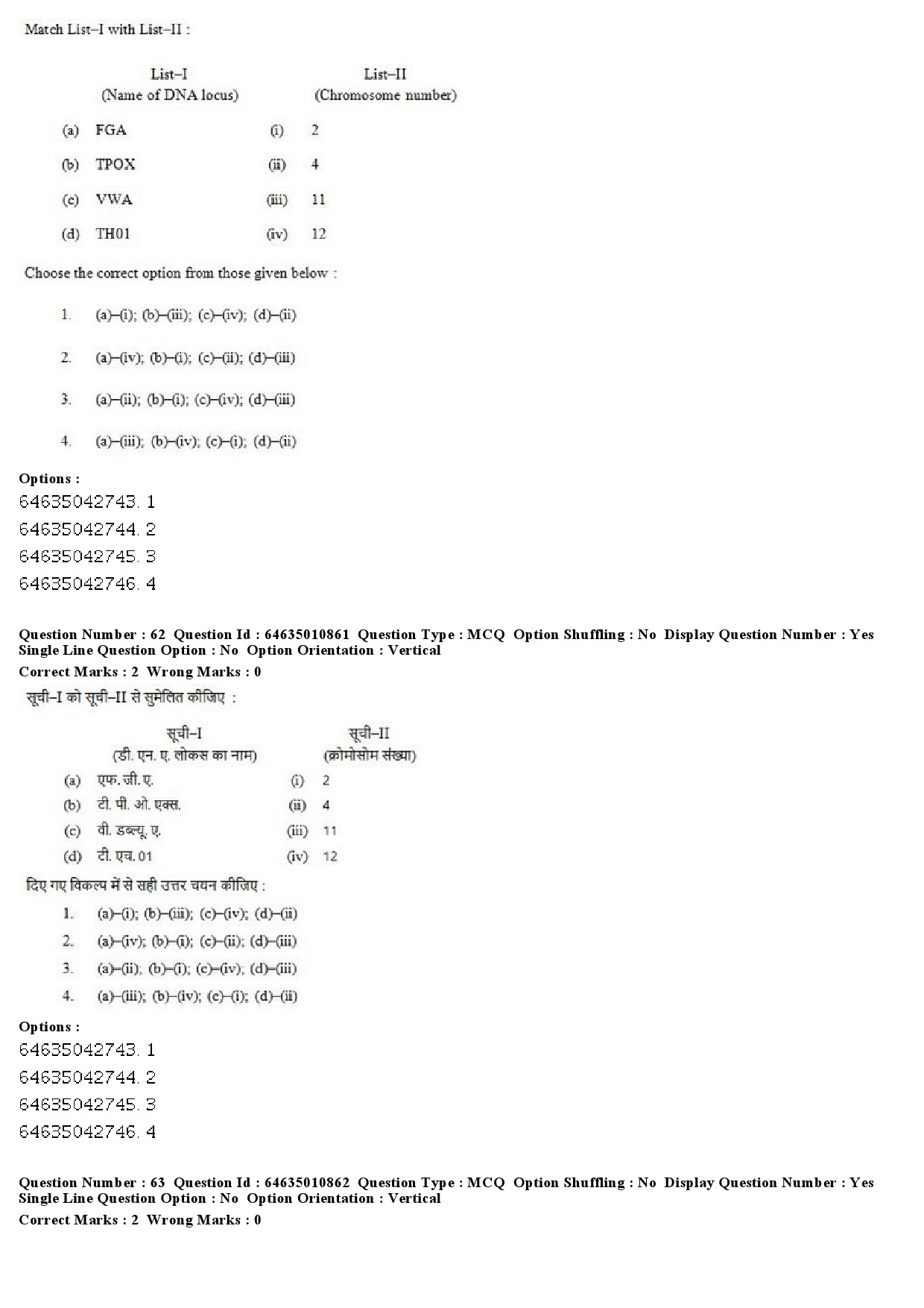 UGC NET Forensic Science Question Paper June 2019 43