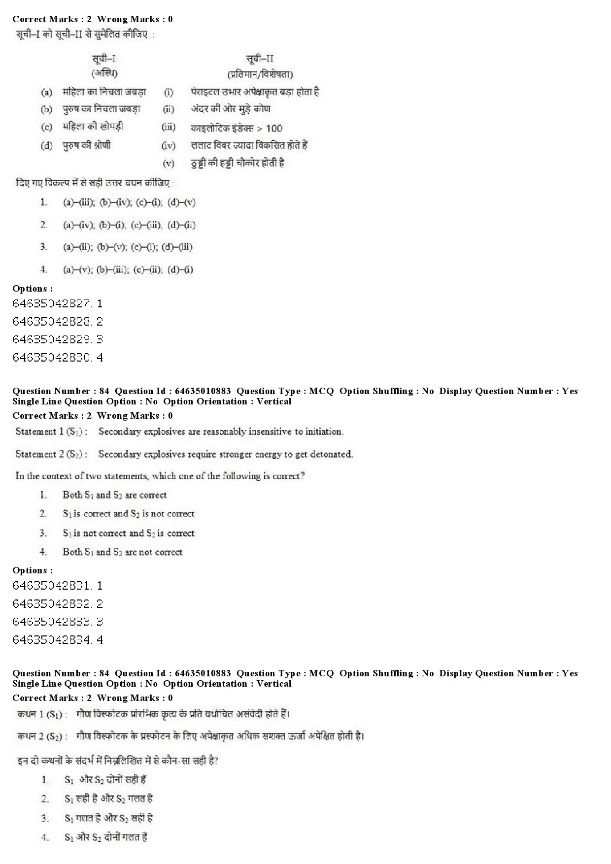 UGC NET Forensic Science Question Paper June 2019 59