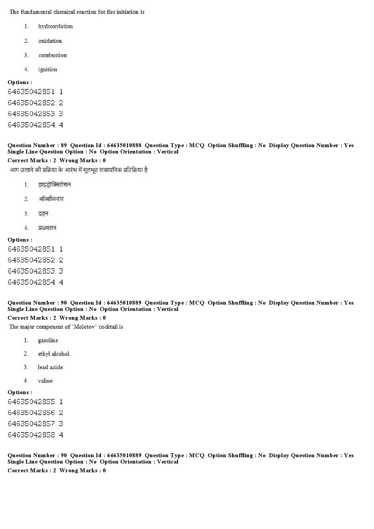 UGC NET Forensic Science Question Paper June 2019 63