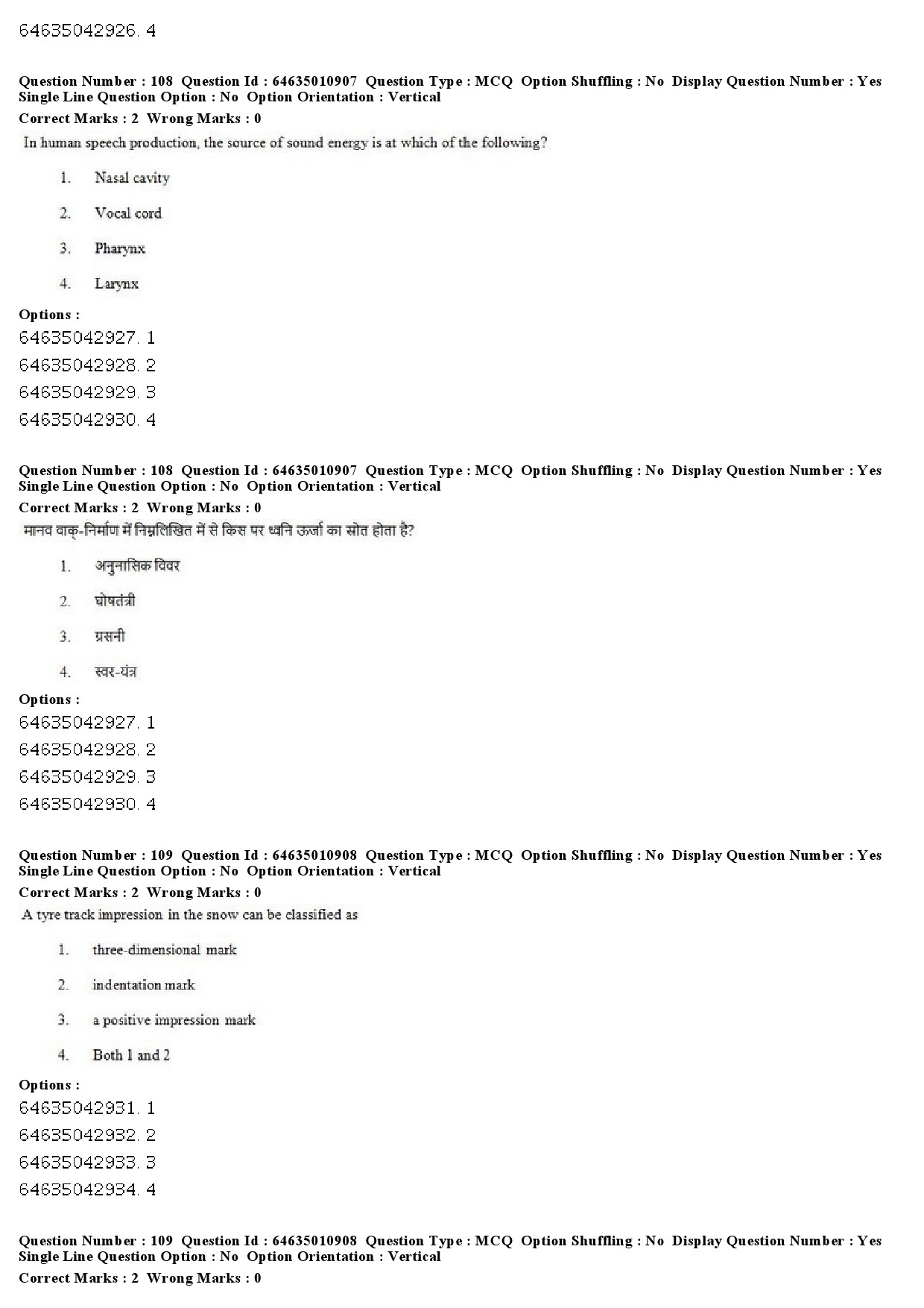 UGC NET Forensic Science Question Paper June 2019 76