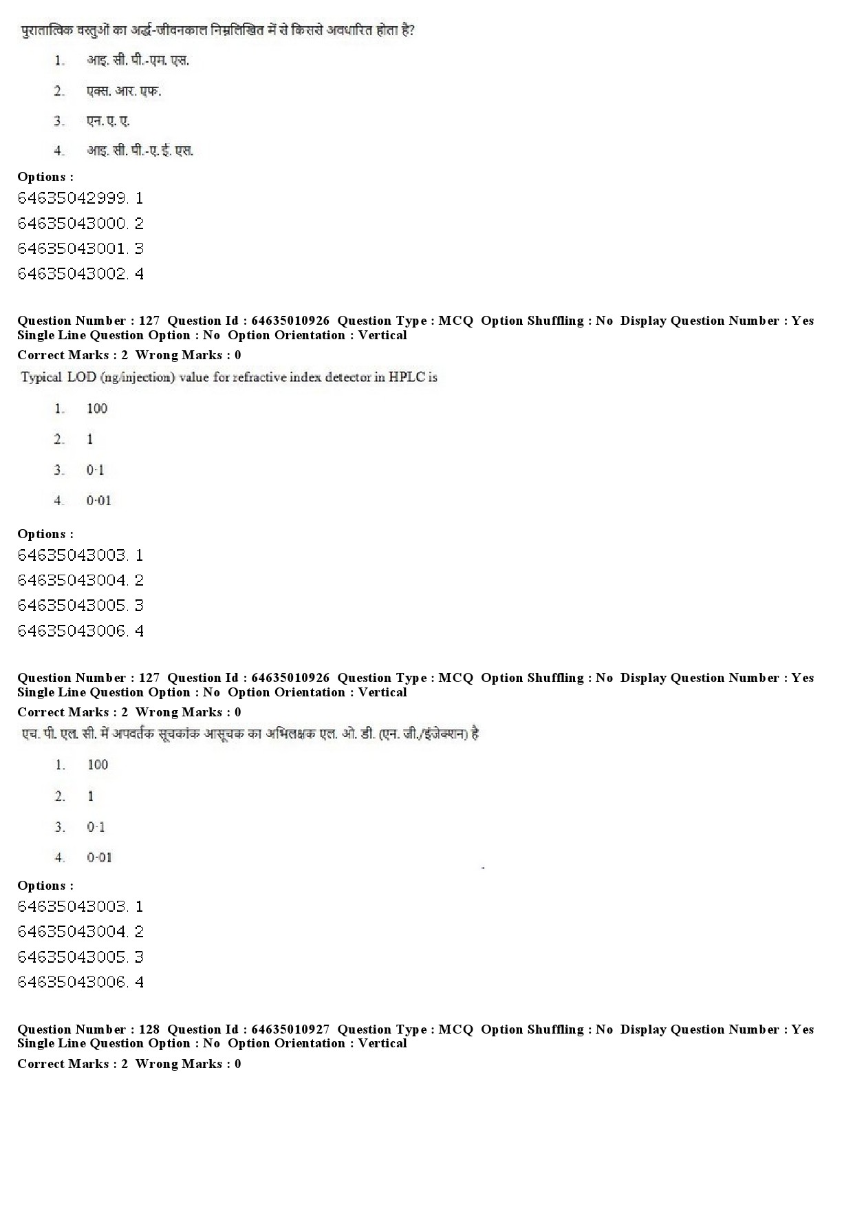 UGC NET Forensic Science Question Paper June 2019 89