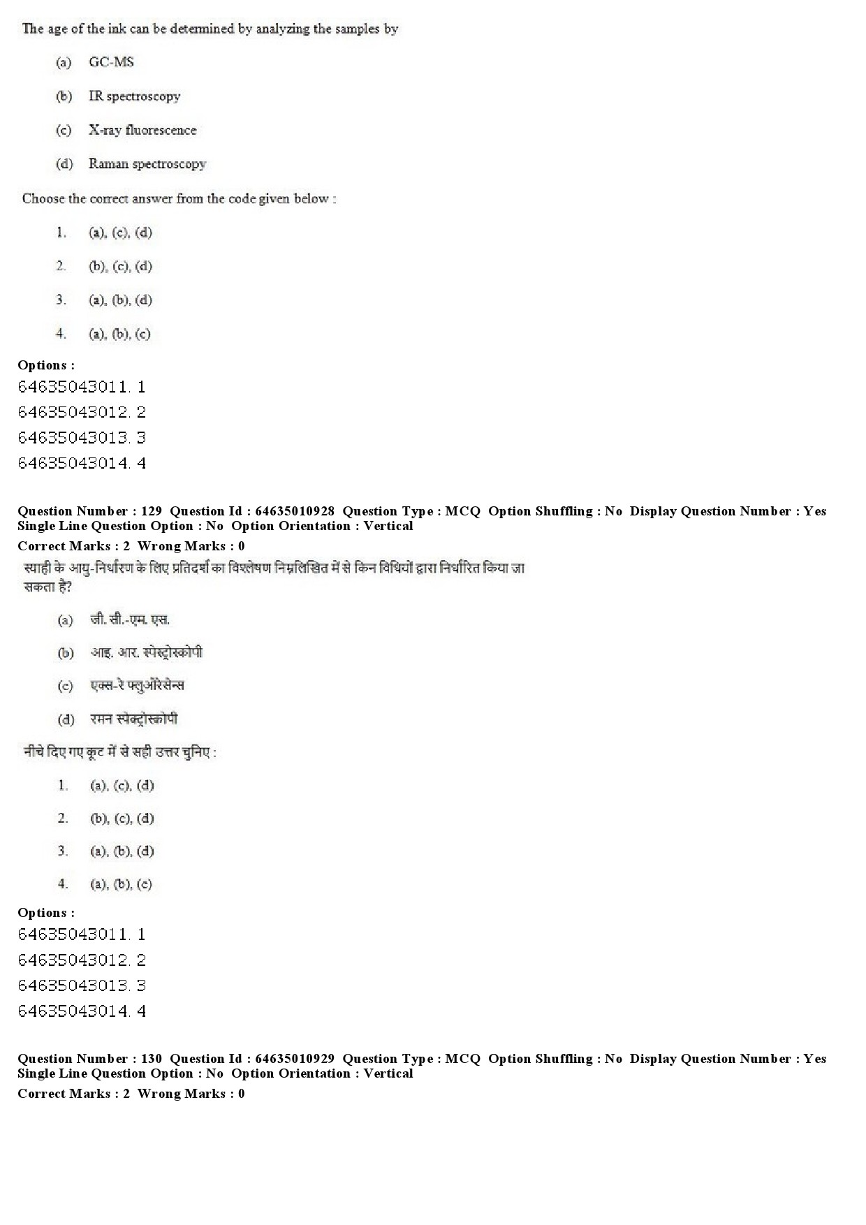 UGC NET Forensic Science Question Paper June 2019 91