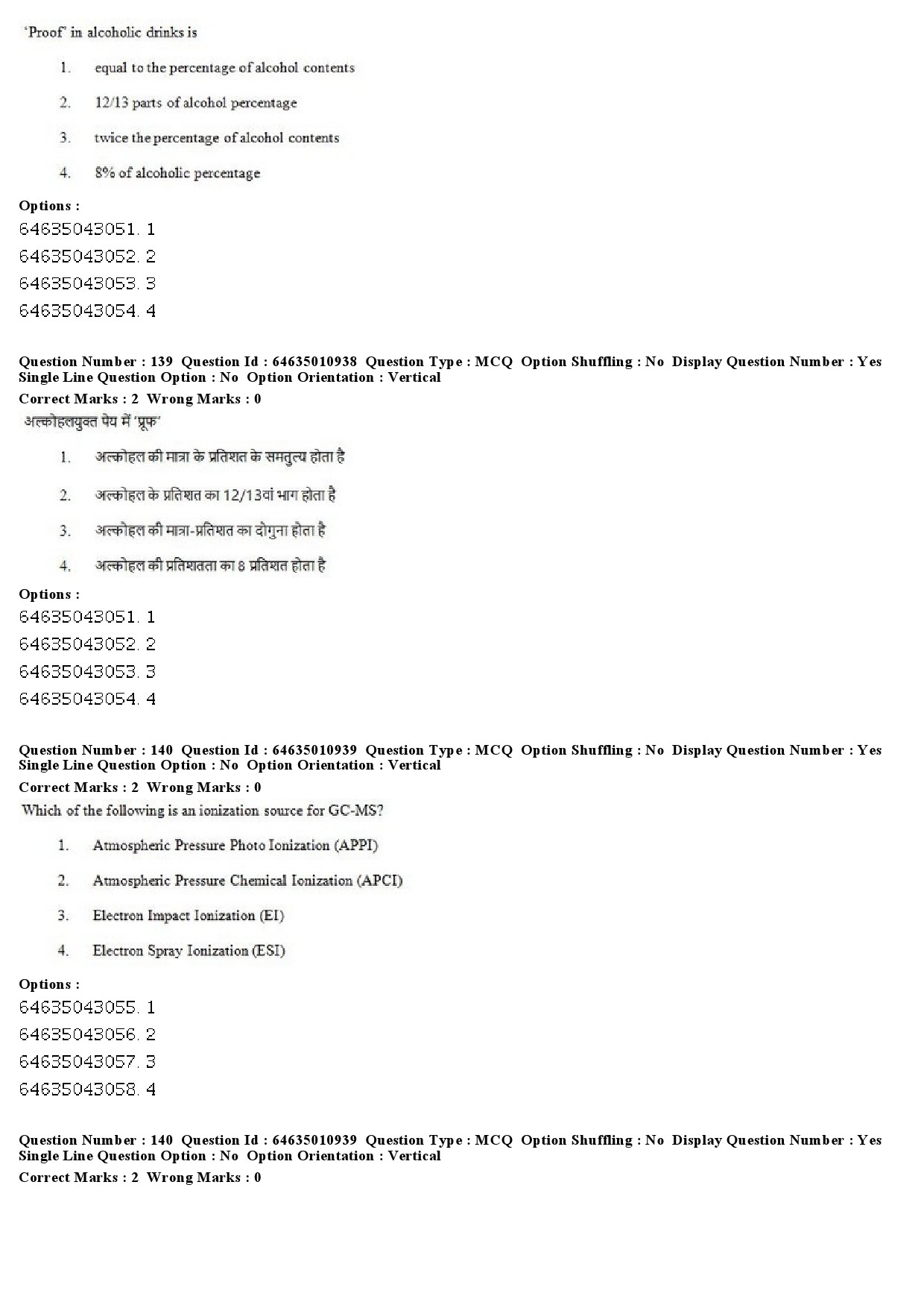 UGC NET Forensic Science Question Paper June 2019 98