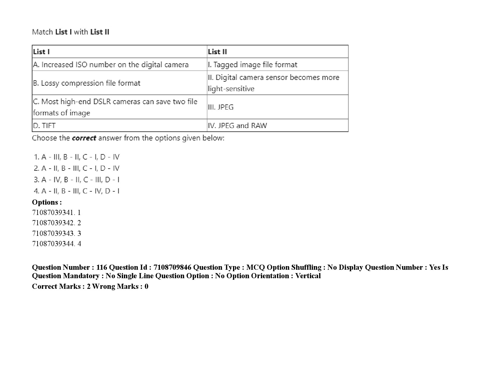 UGC NET Forensic Science Question Paper September 2020 164