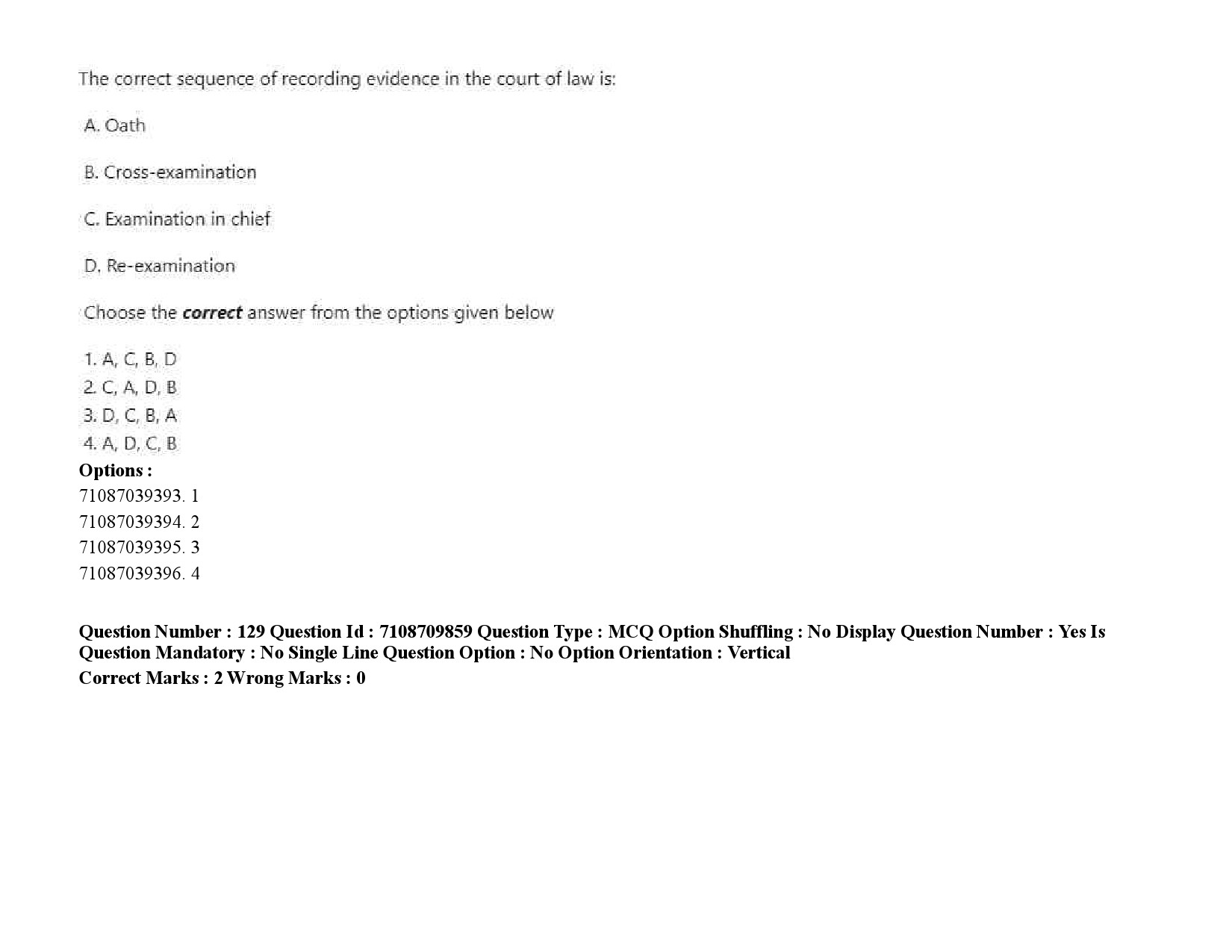 UGC NET Forensic Science Question Paper September 2020 190