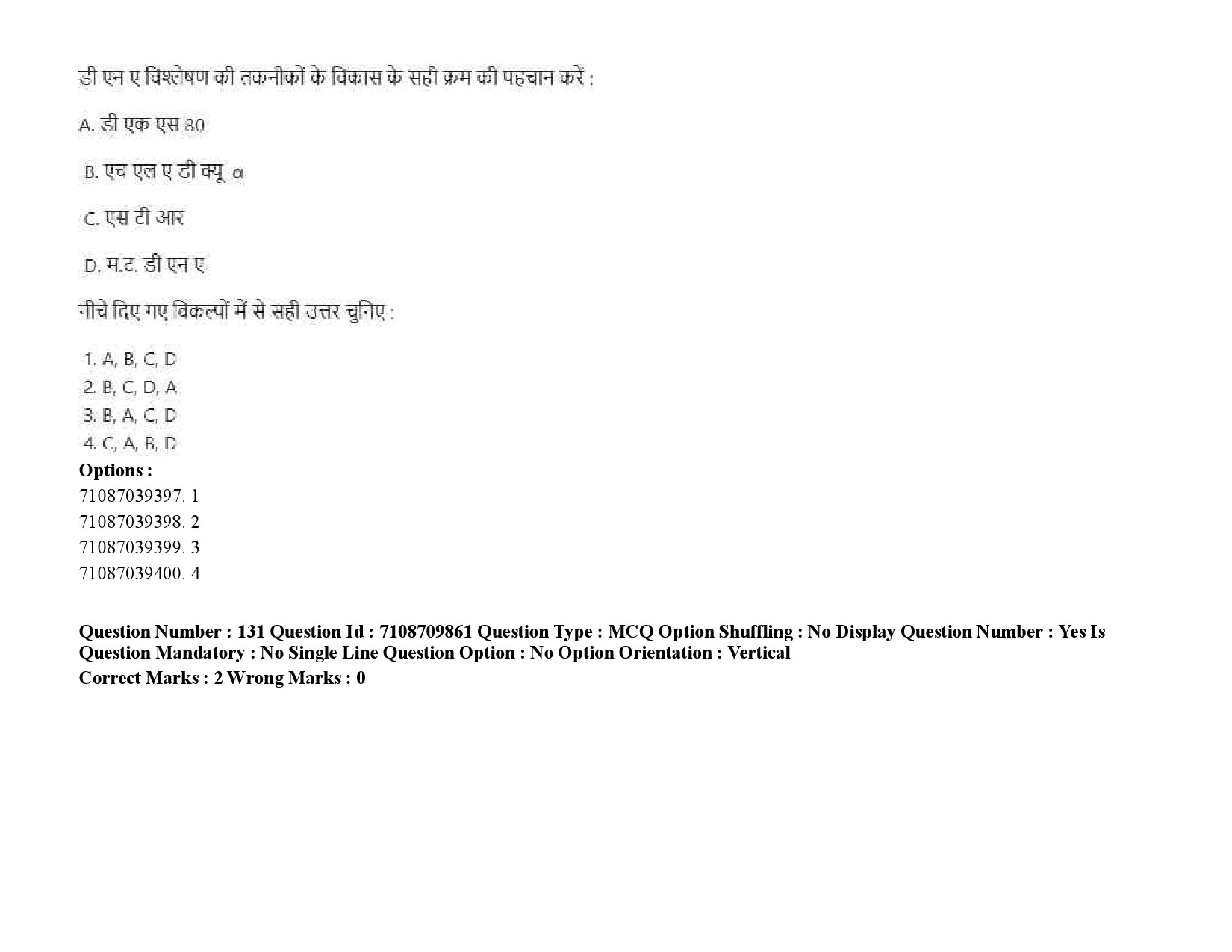 UGC NET Forensic Science Question Paper September 2020 193