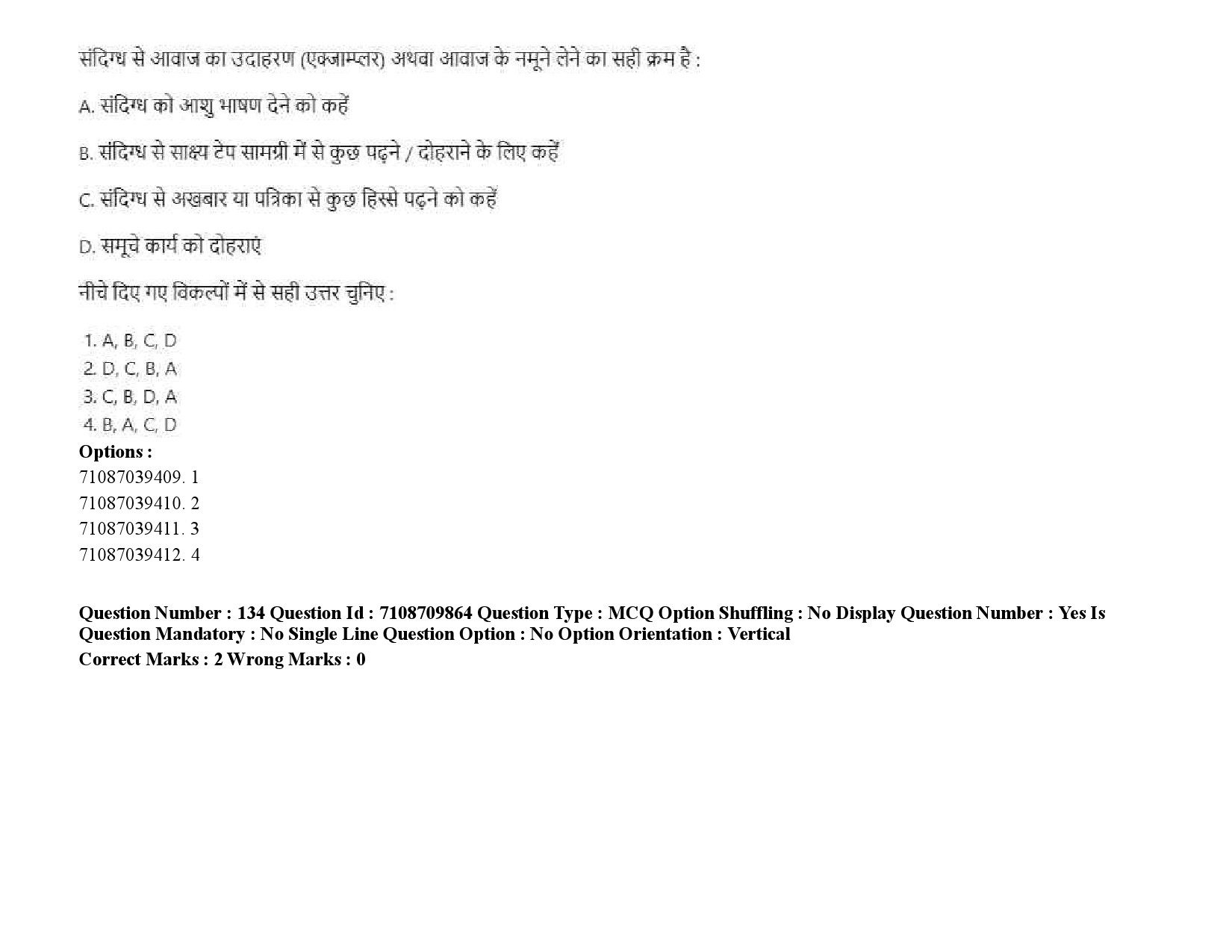 UGC NET Forensic Science Question Paper September 2020 199