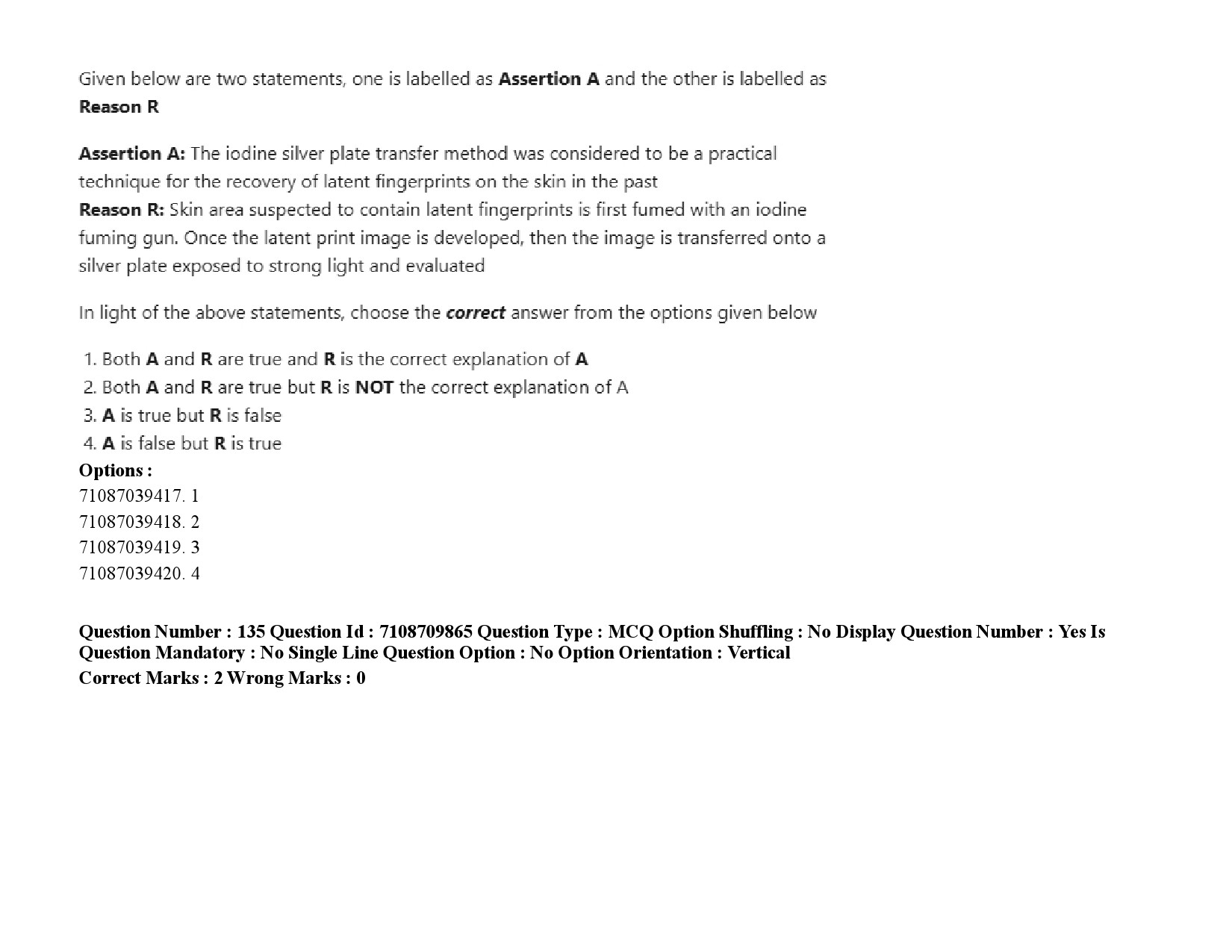 UGC NET Forensic Science Question Paper September 2020 202