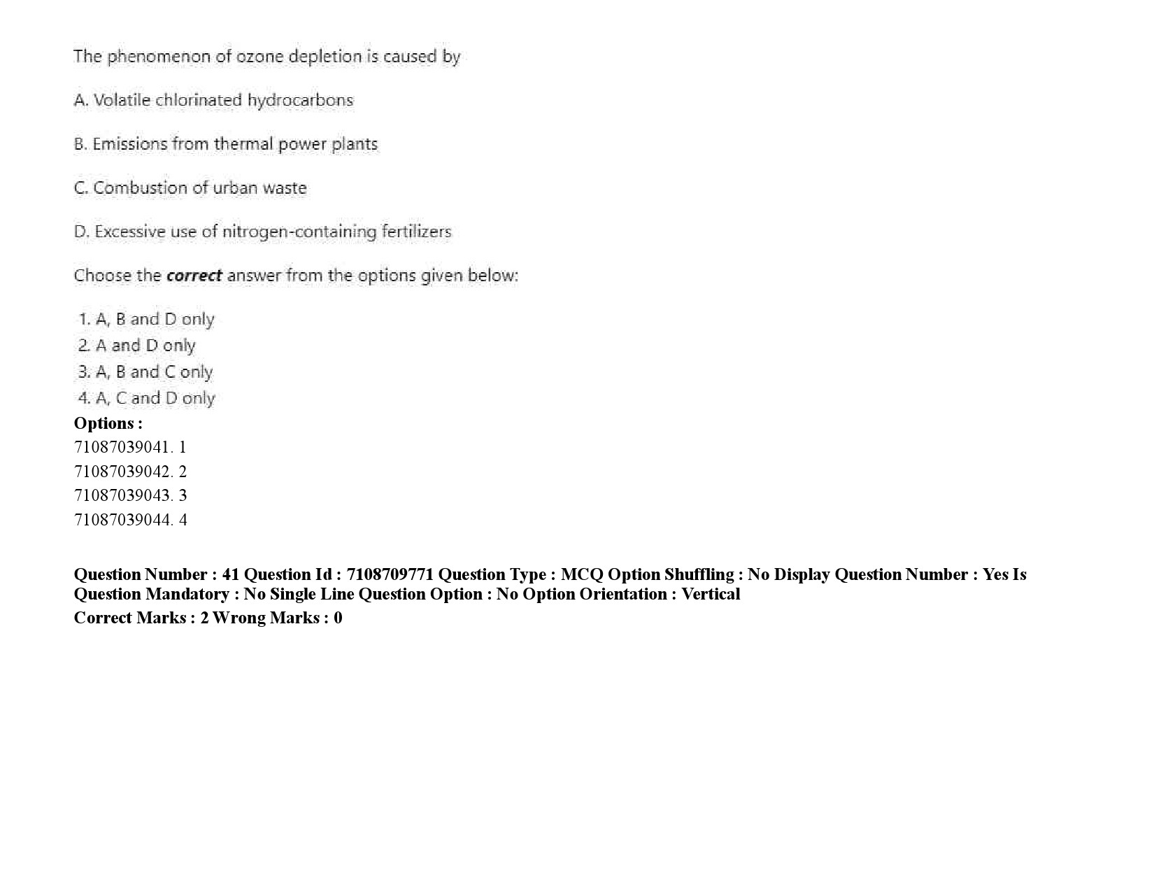 UGC NET Forensic Science Question Paper September 2020 61