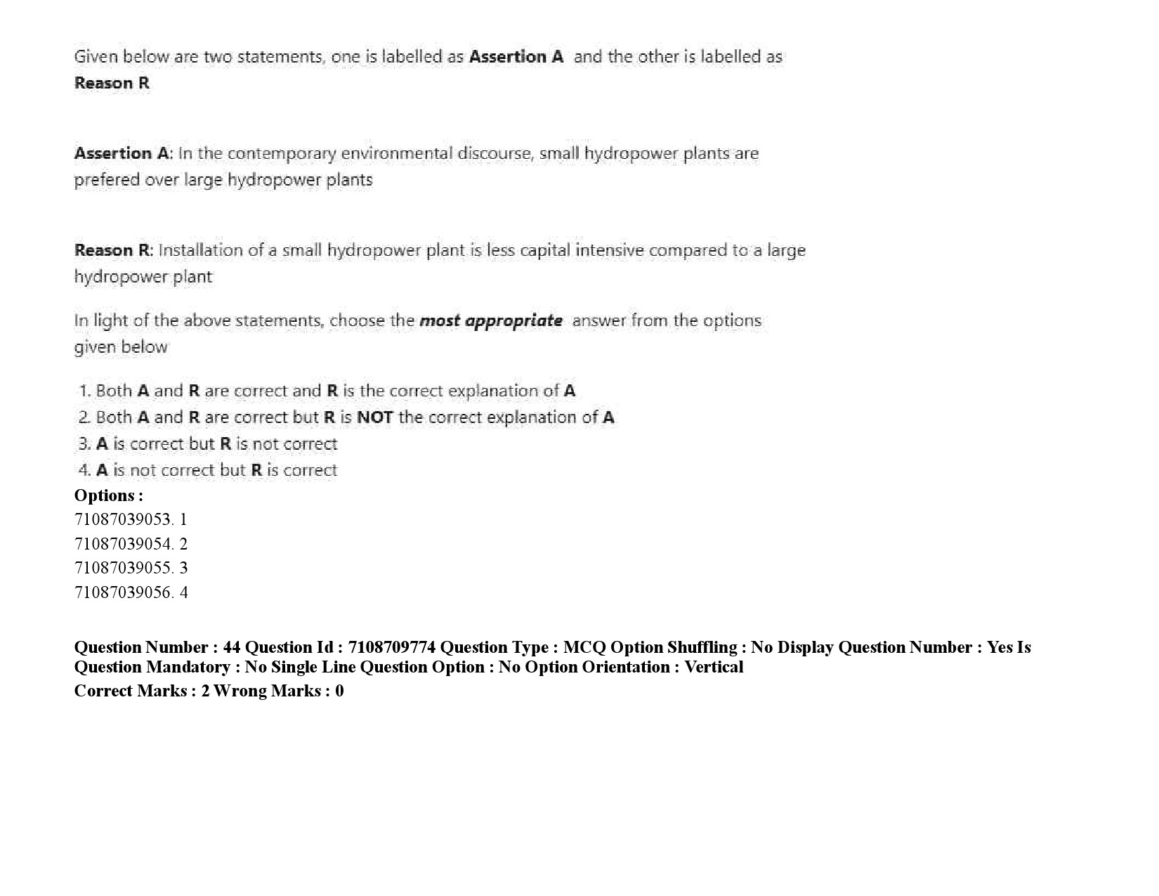 UGC NET Forensic Science Question Paper September 2020 66