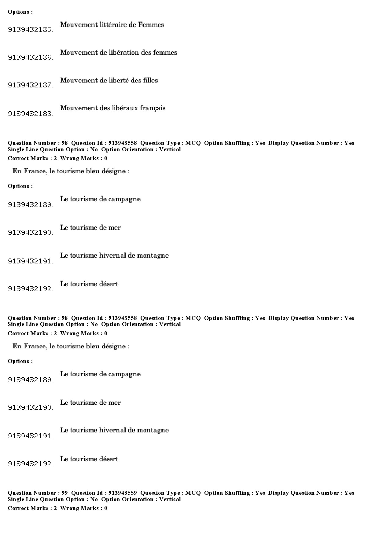 UGC NET French Question Paper December 2018 79