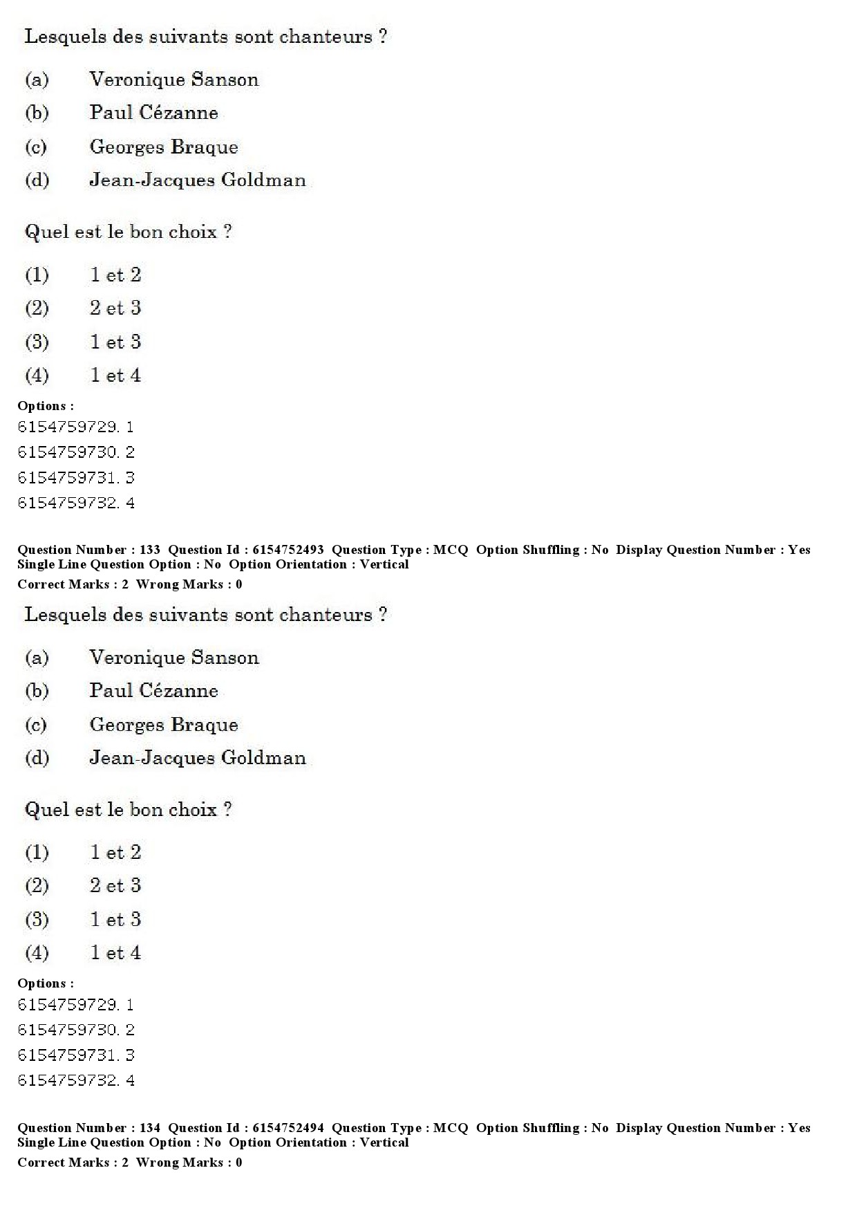 UGC NET French Question Paper December 2019 107