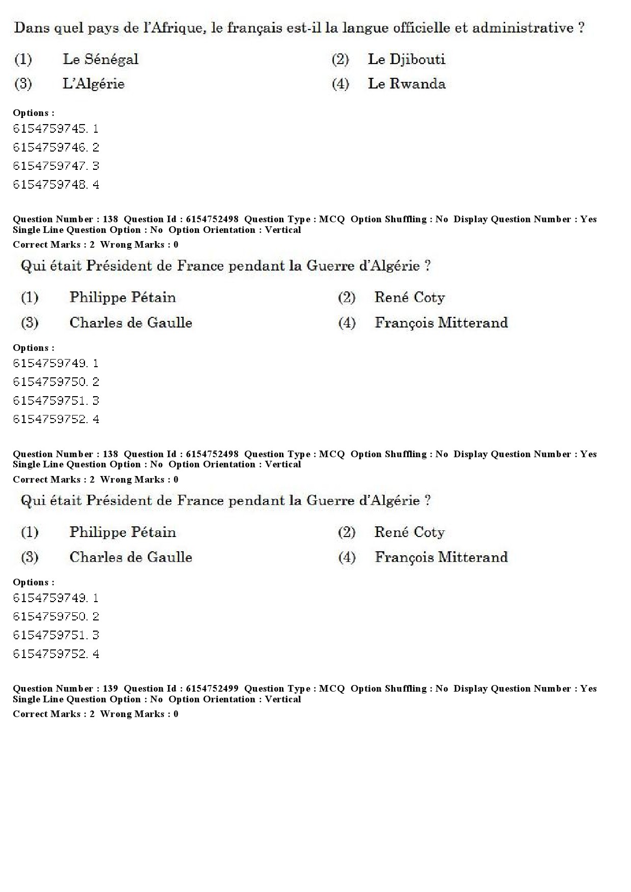 UGC NET French Question Paper December 2019 110