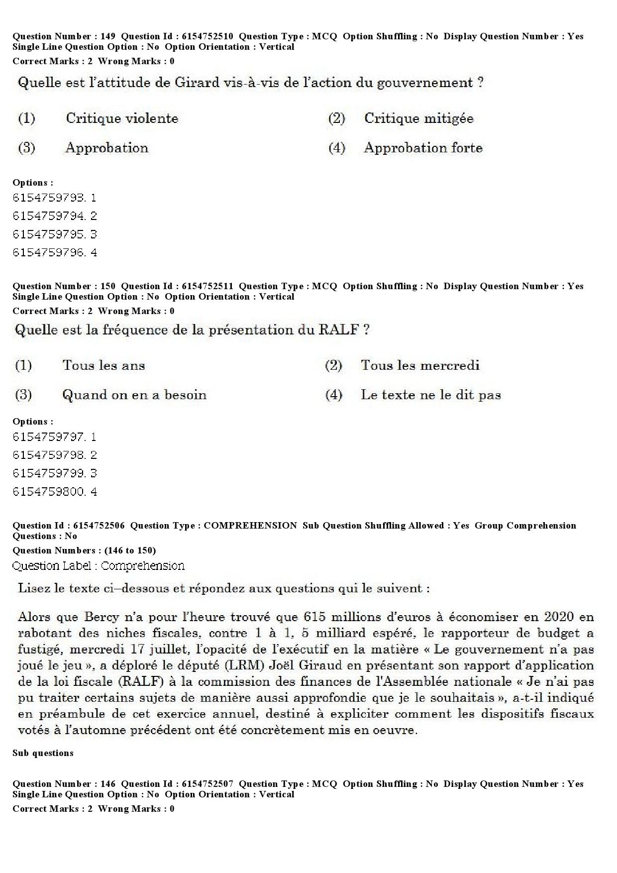 UGC NET French Question Paper December 2019 119