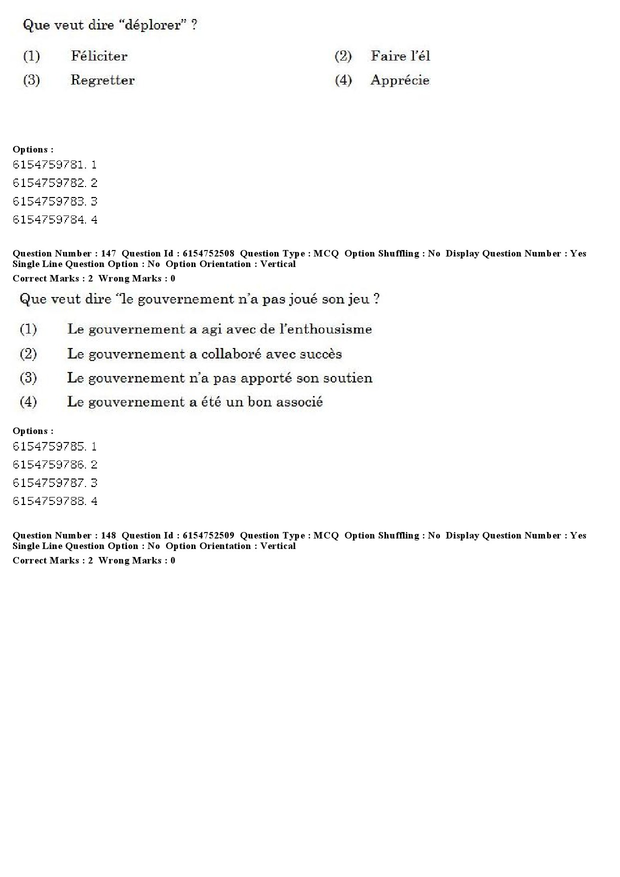 UGC NET French Question Paper December 2019 120