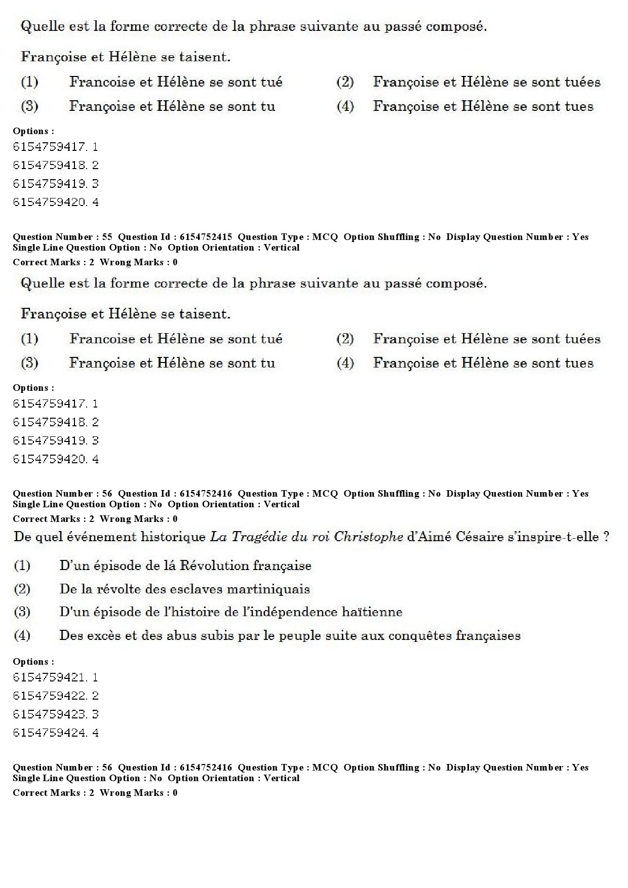 UGC NET French Question Paper December 2019 46