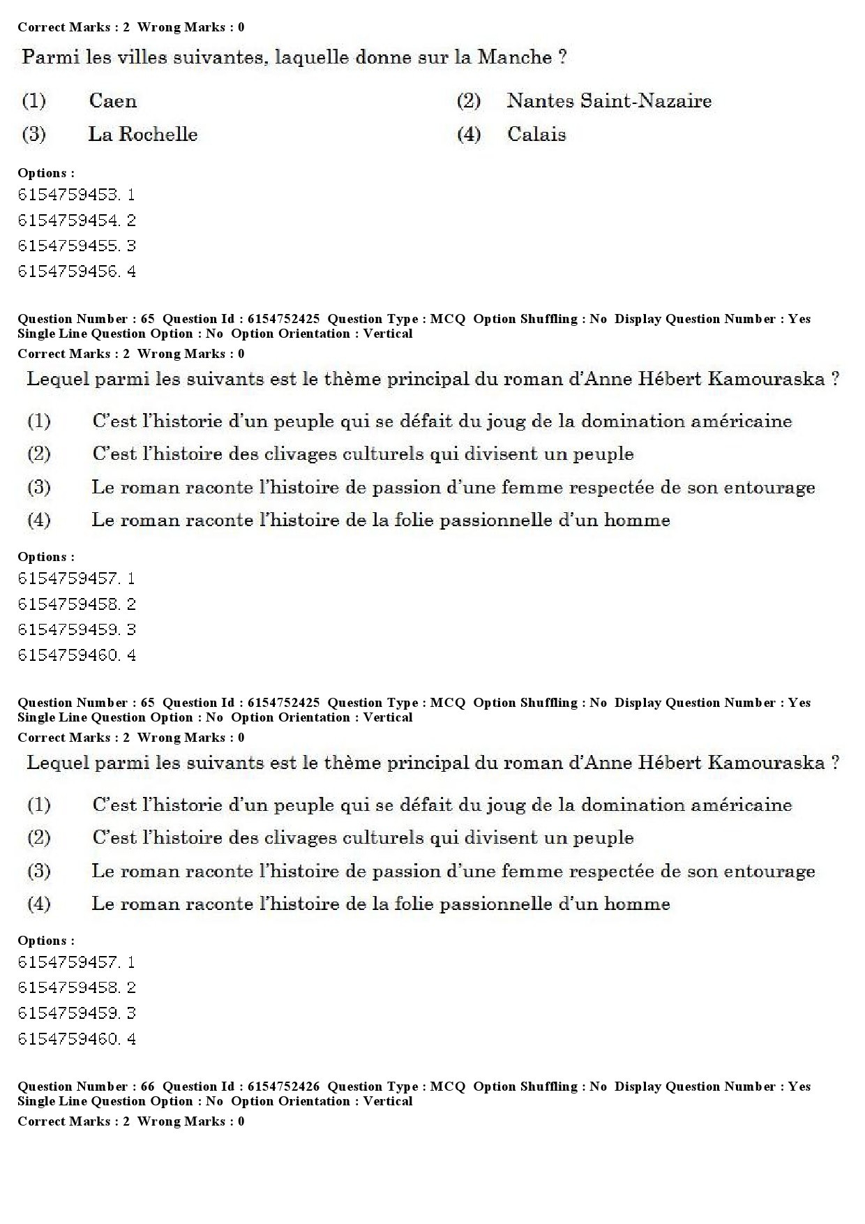 UGC NET French Question Paper December 2019 52