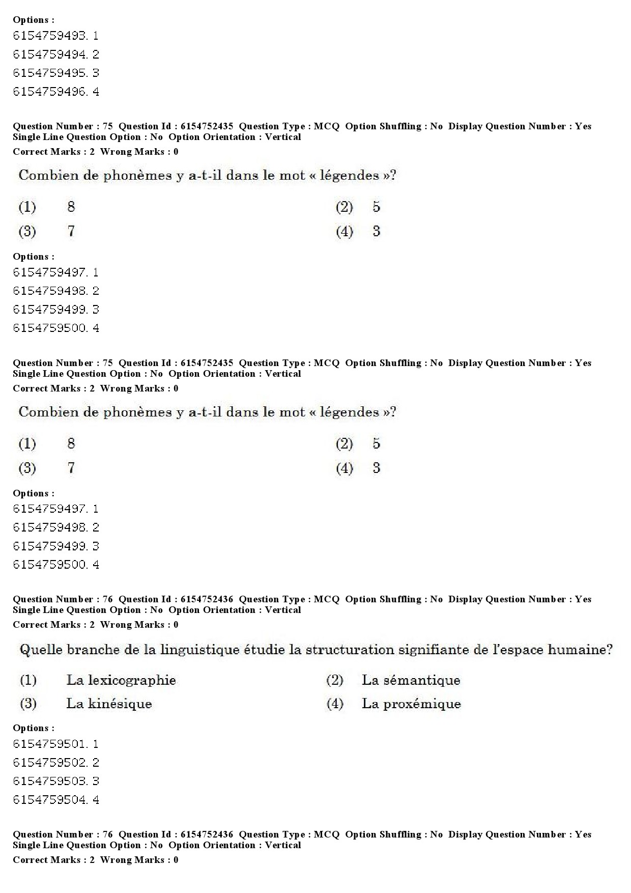 UGC NET French Question Paper December 2019 58