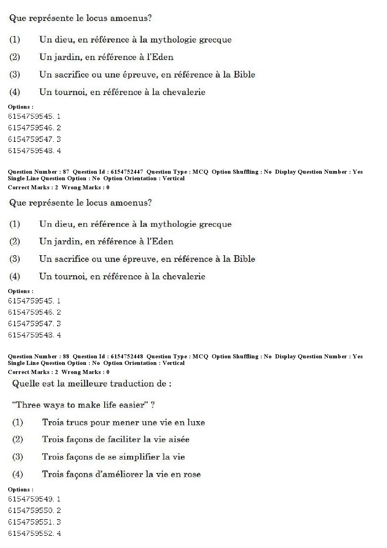 UGC NET French Question Paper December 2019 66