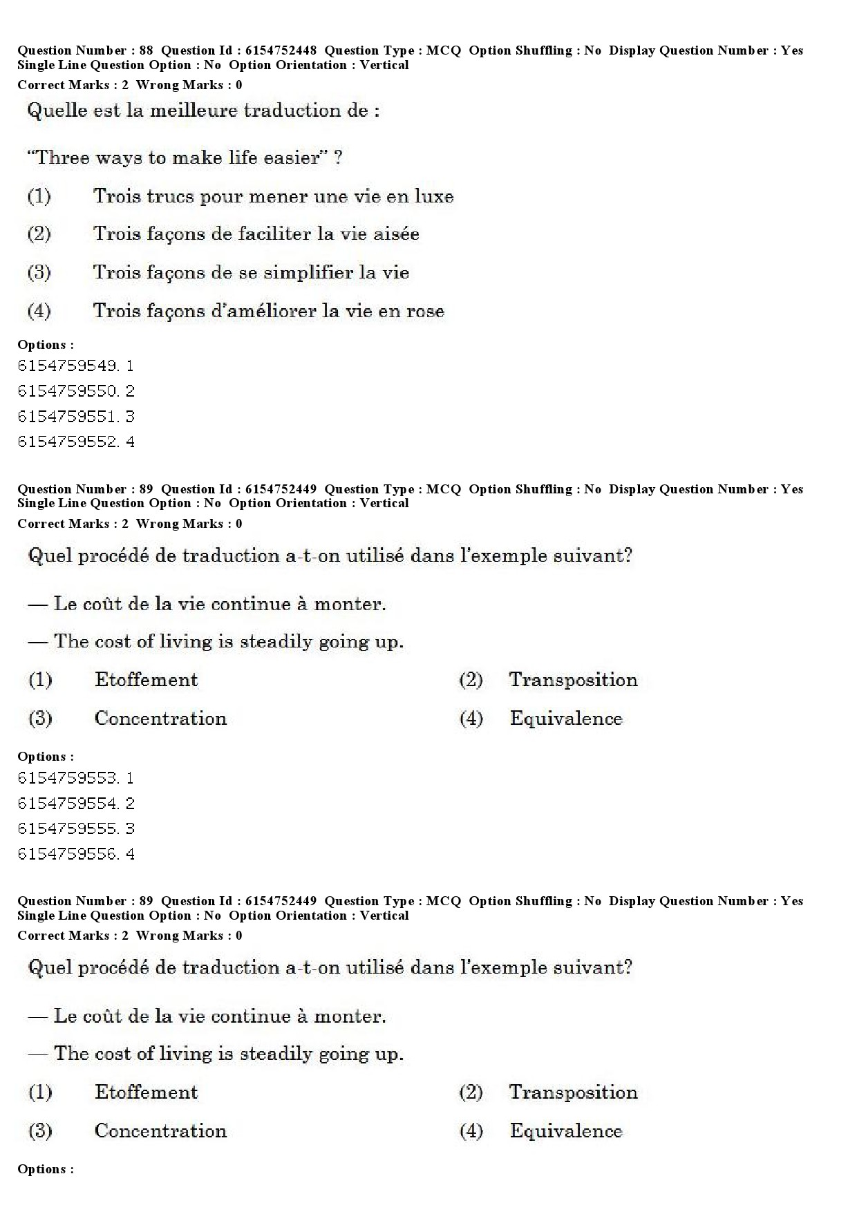 UGC NET French Question Paper December 2019 67