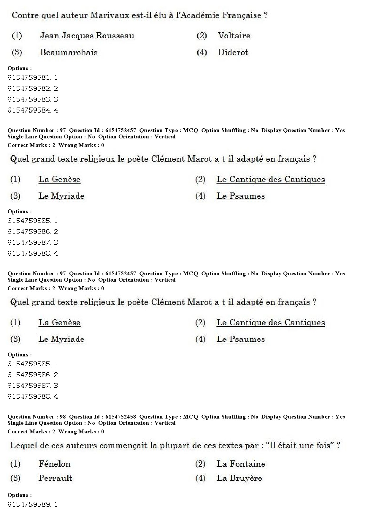 UGC NET French Question Paper December 2019 73