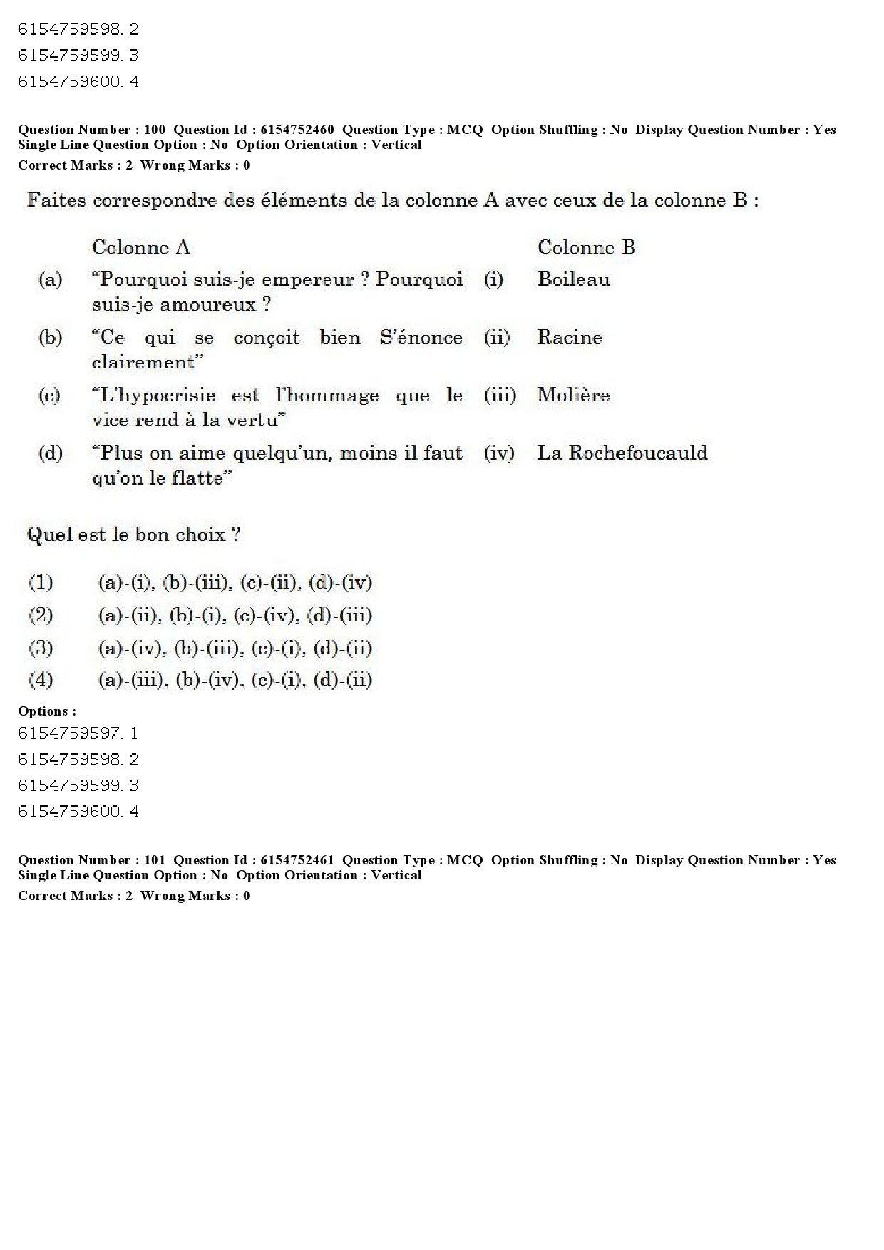 UGC NET French Question Paper December 2019 76