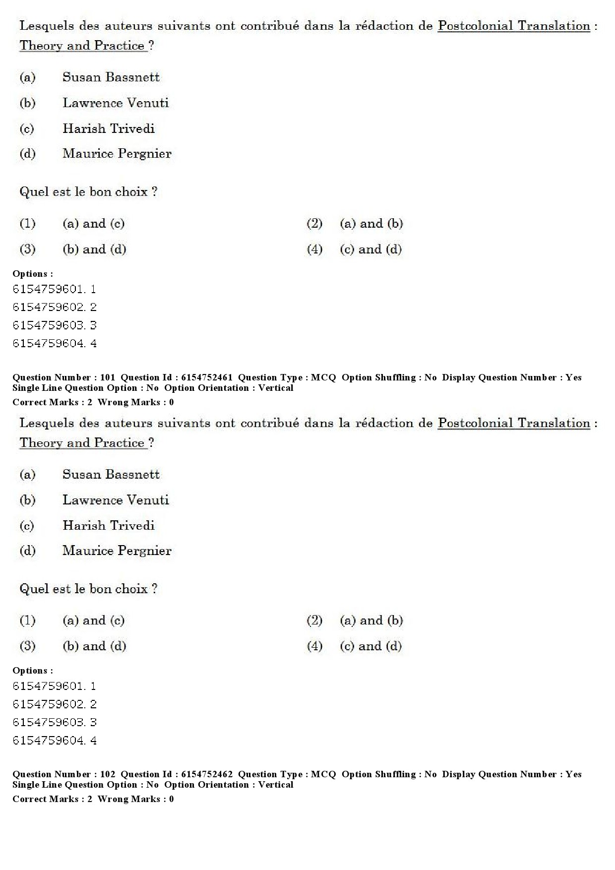 UGC NET French Question Paper December 2019 77