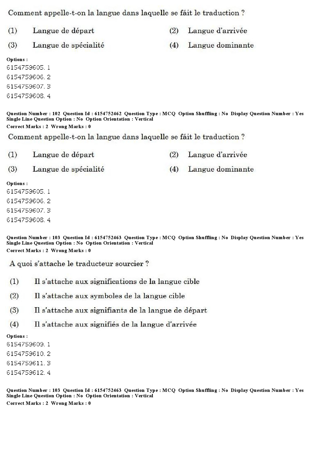 UGC NET French Question Paper December 2019 78