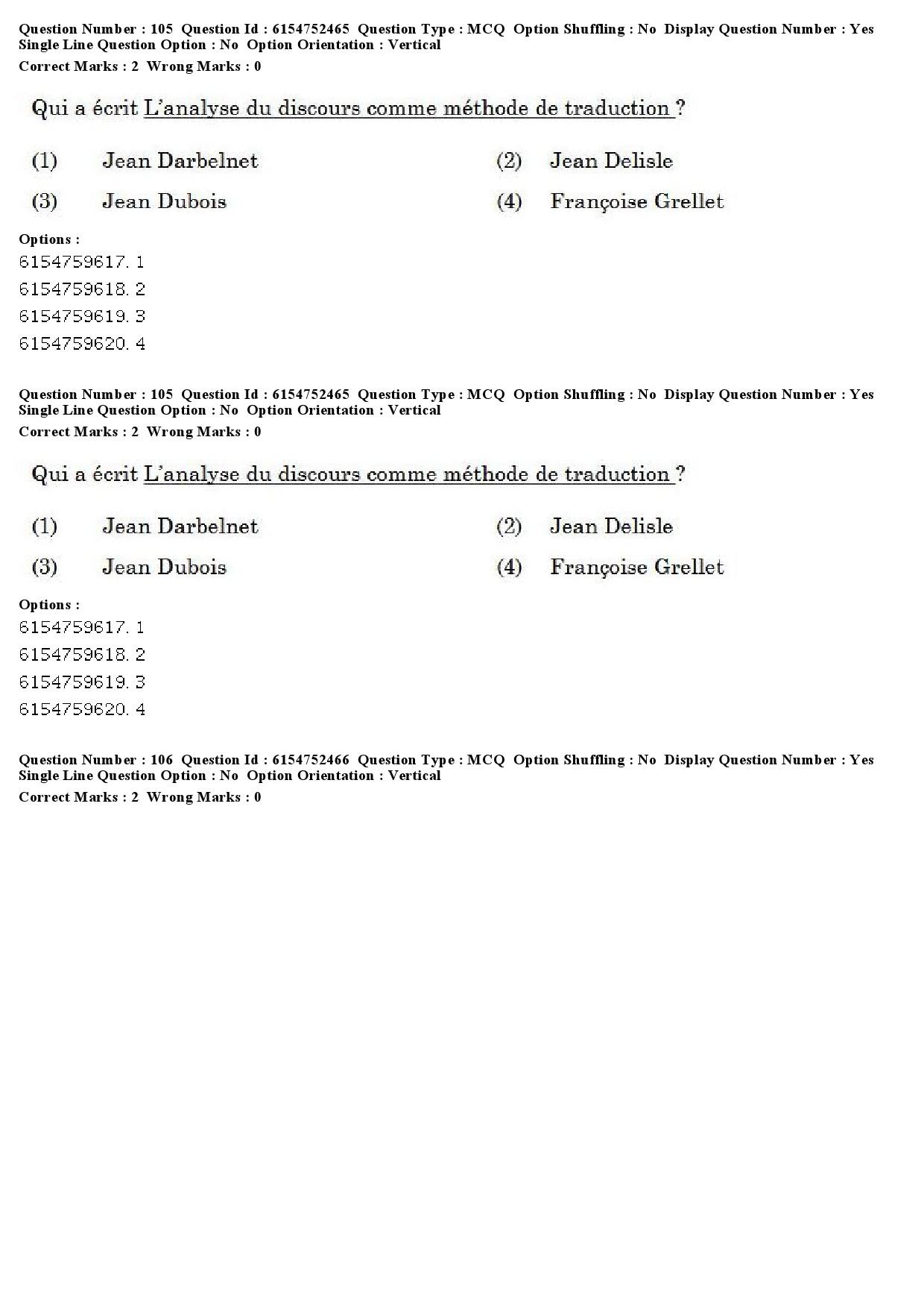 UGC NET French Question Paper December 2019 80