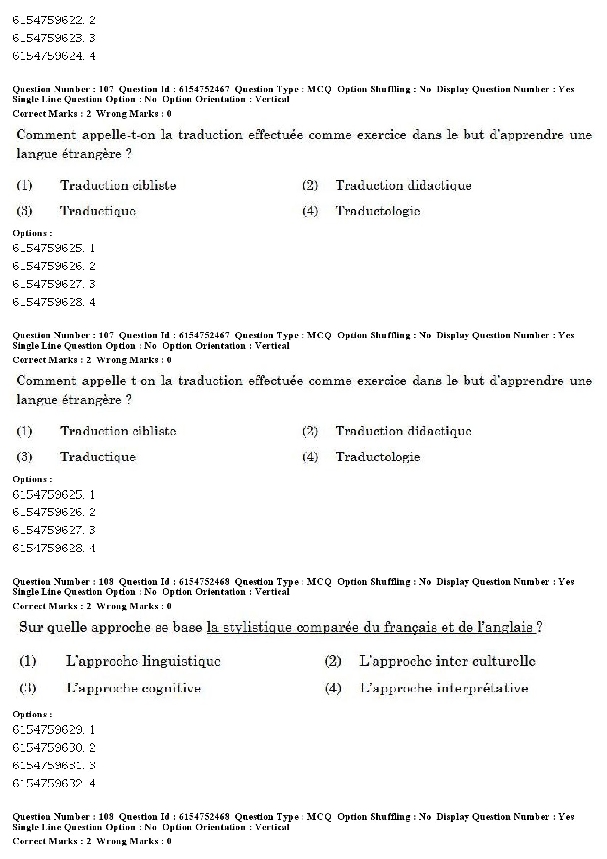 UGC NET French Question Paper December 2019 82