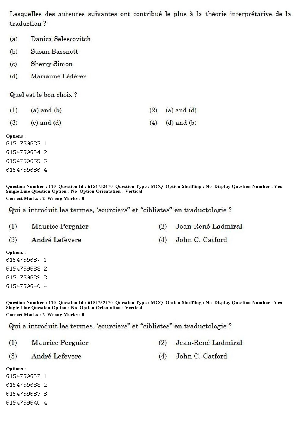 UGC NET French Question Paper December 2019 84