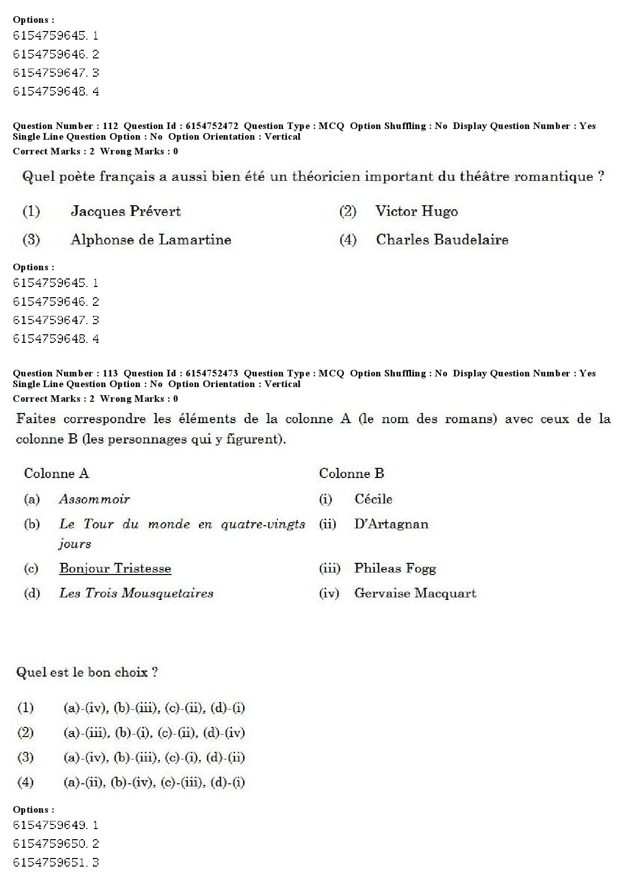 UGC NET French Question Paper December 2019 86