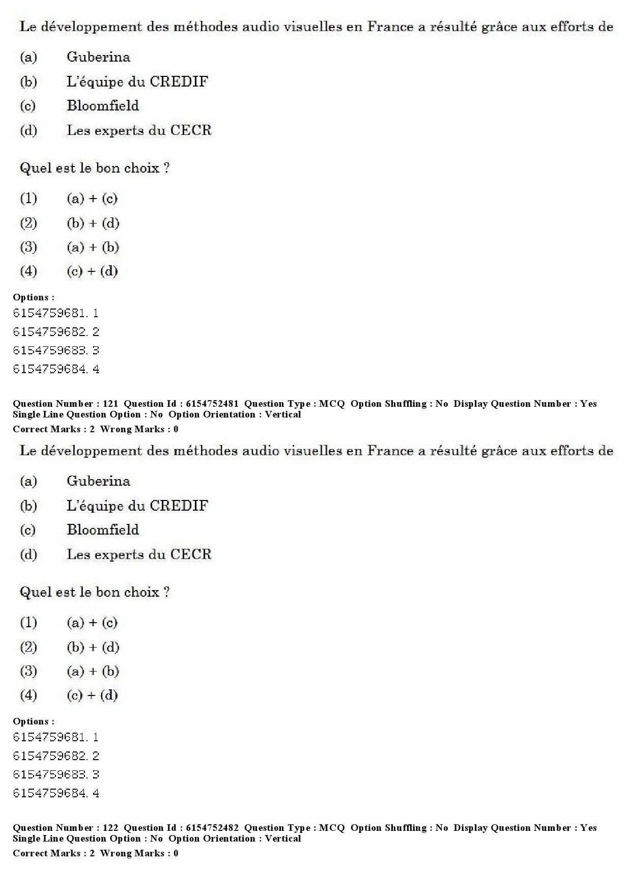 UGC NET French Question Paper December 2019 97