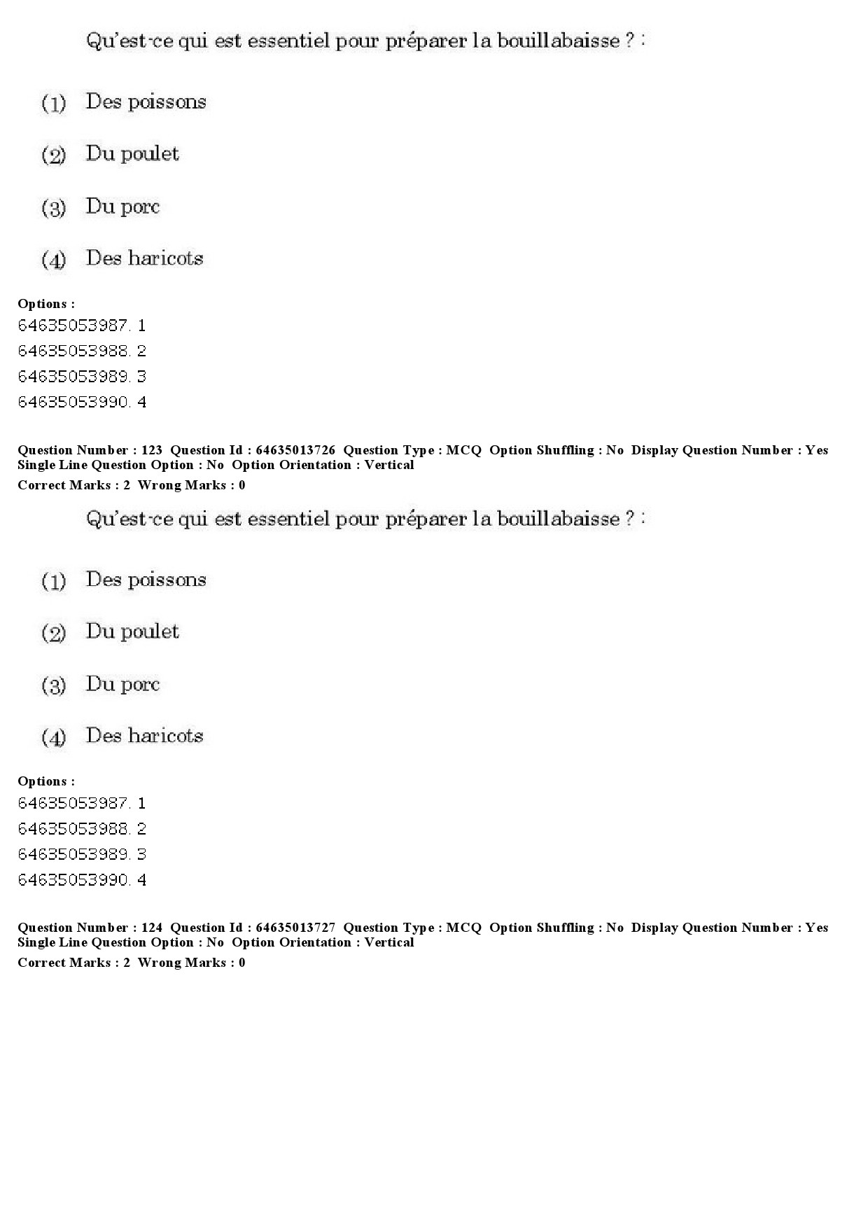 UGC NET French Question Paper June 2019 100