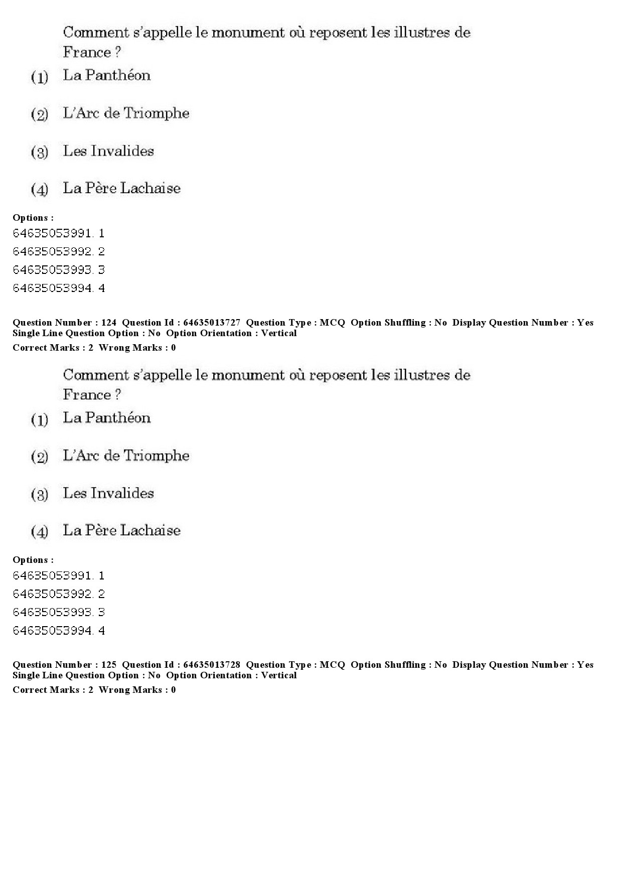 UGC NET French Question Paper June 2019 101