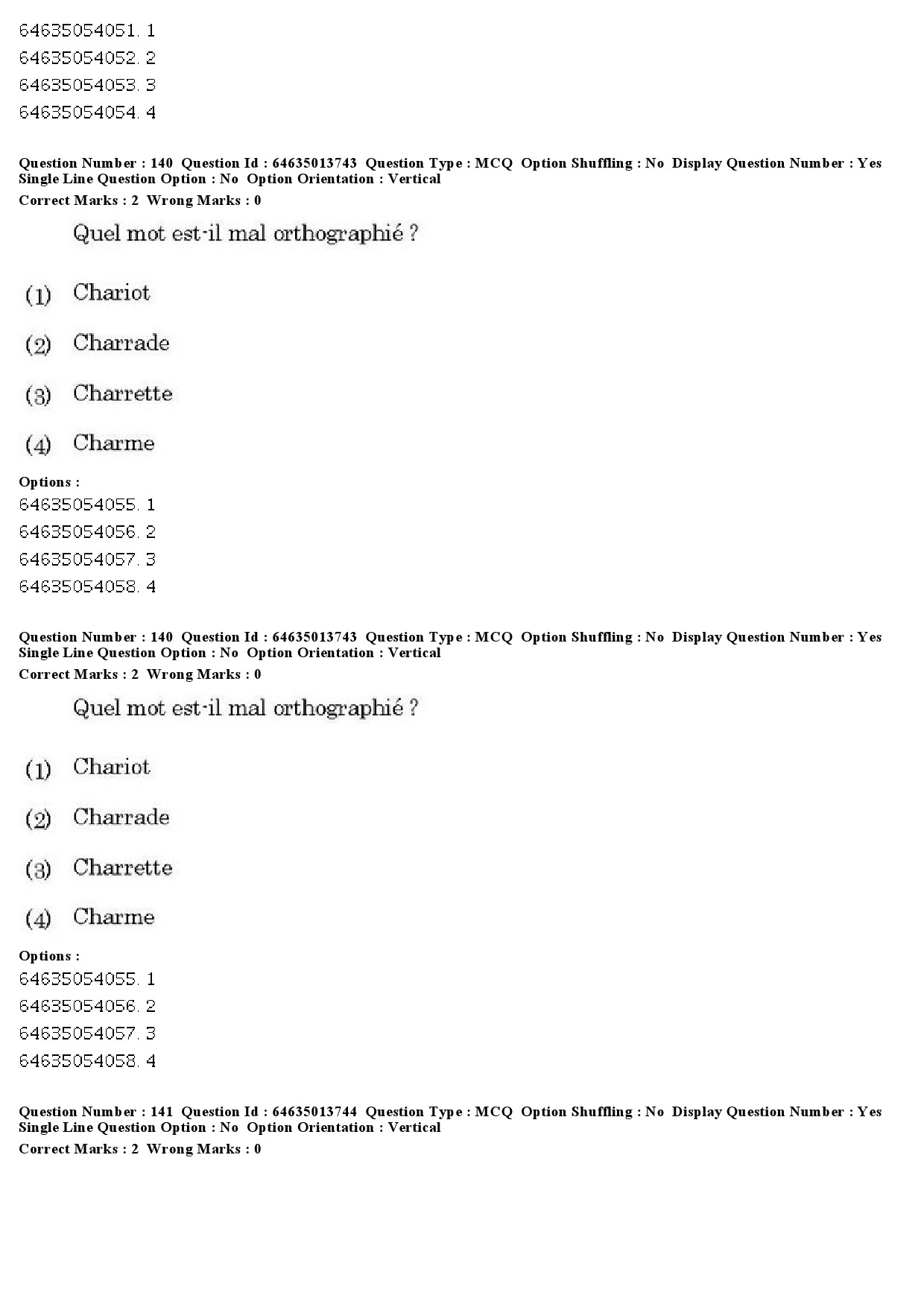 UGC NET French Question Paper June 2019 115