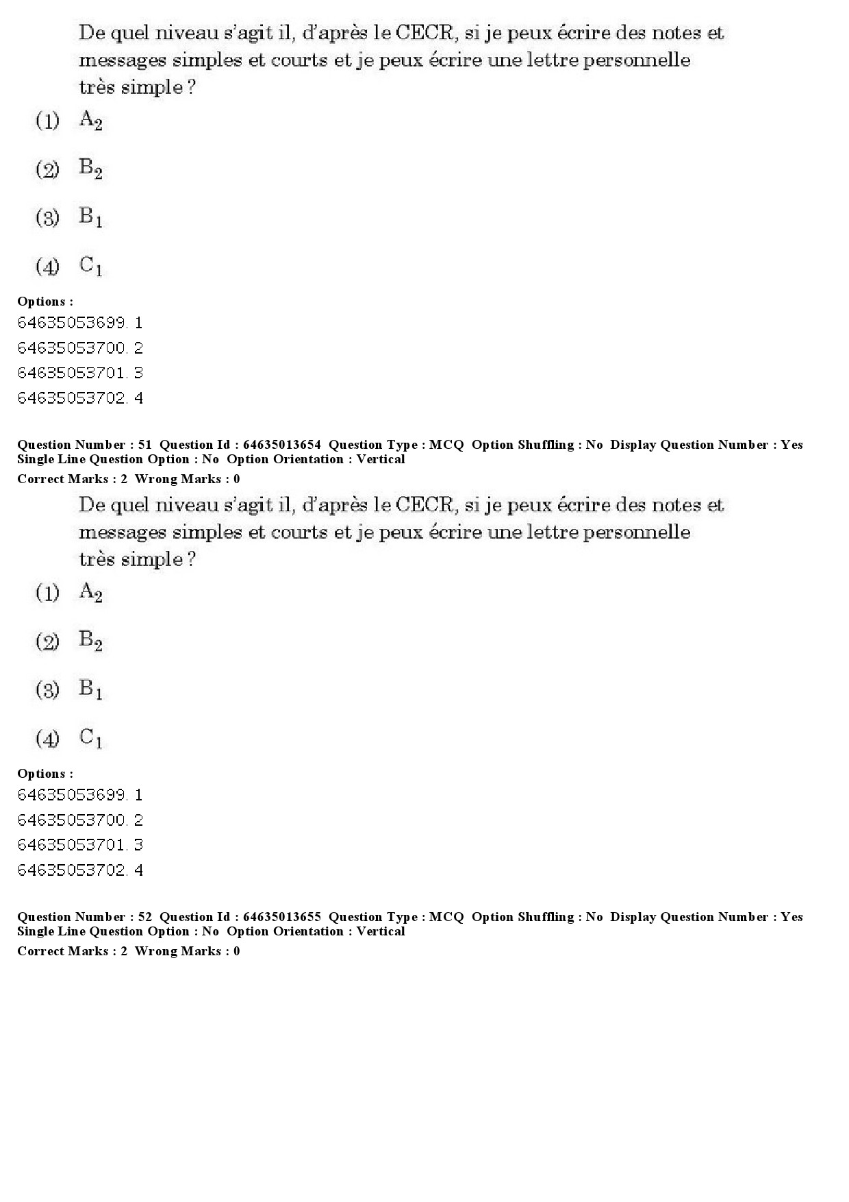 UGC NET French Question Paper June 2019 34