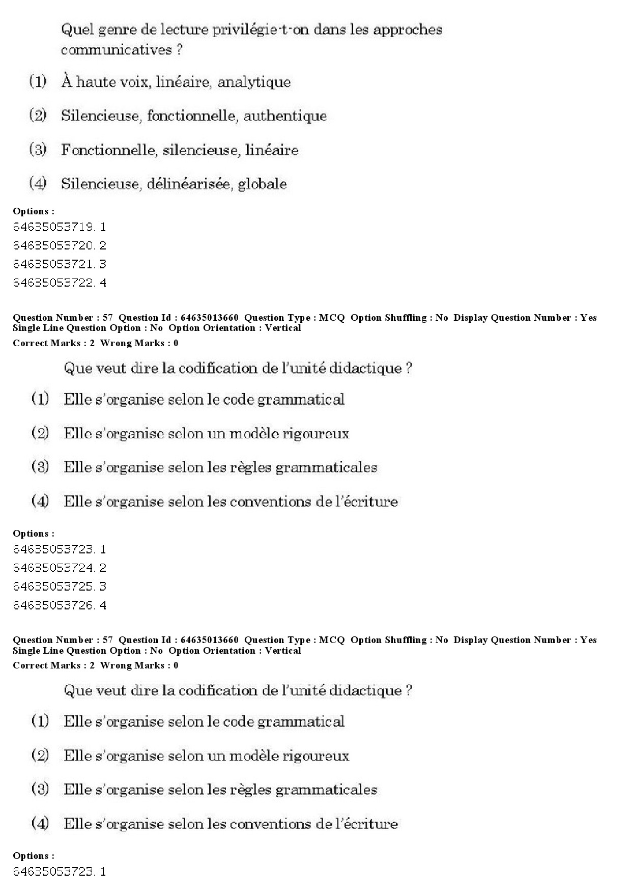 UGC NET French Question Paper June 2019 39